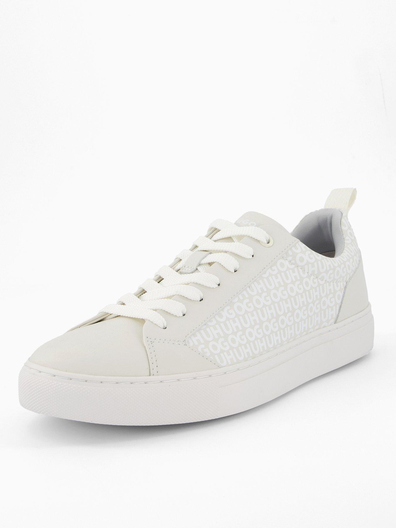 hugo-mens-morrie-tenn-monogram-leather-trainers--whitestillFront