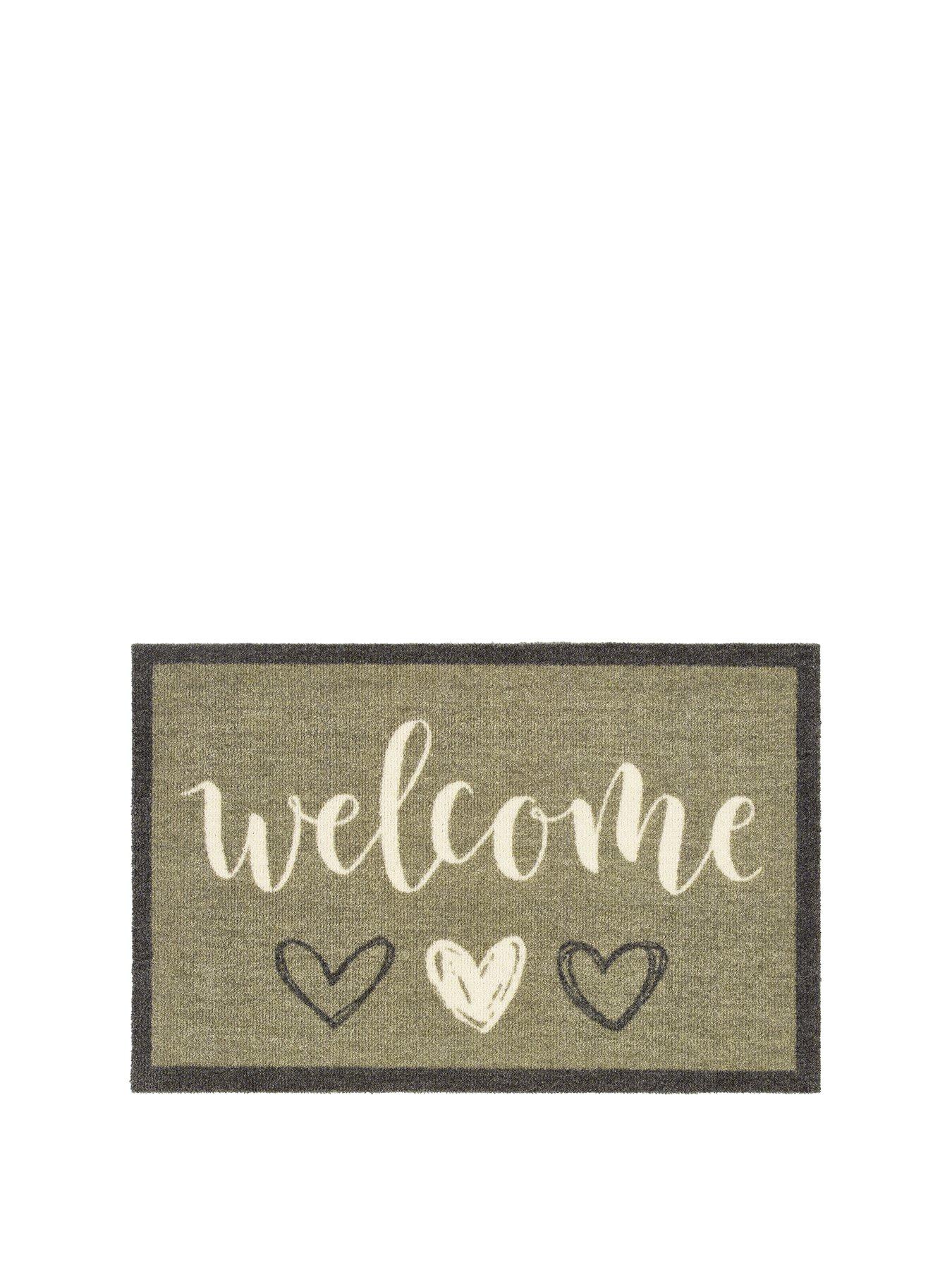 very-home-my-welcome-washable-doormat-sage-green-50x75cmstillFront