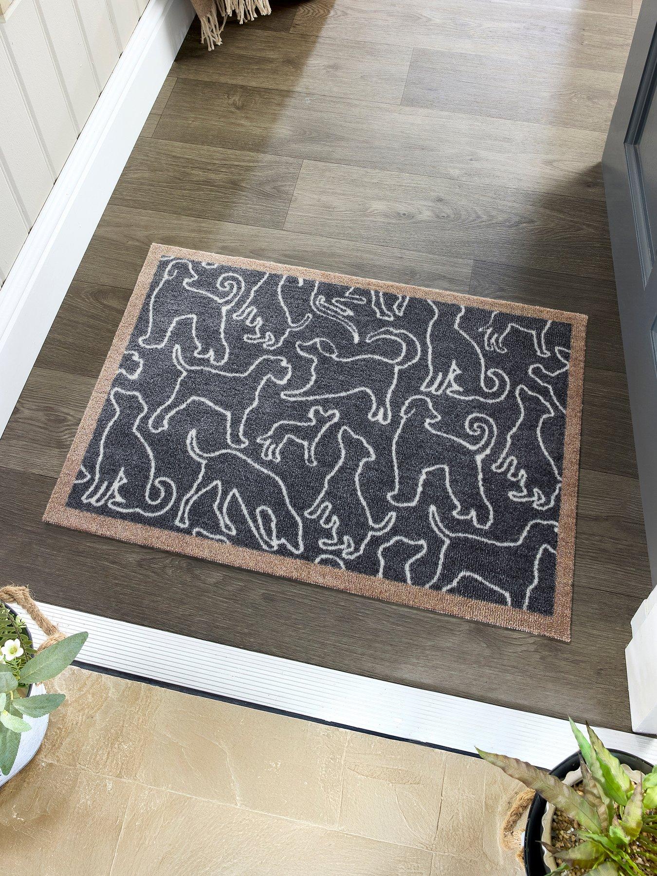 the-very-collection-my-dog-outline-washable-doormat-50x75cm-brown