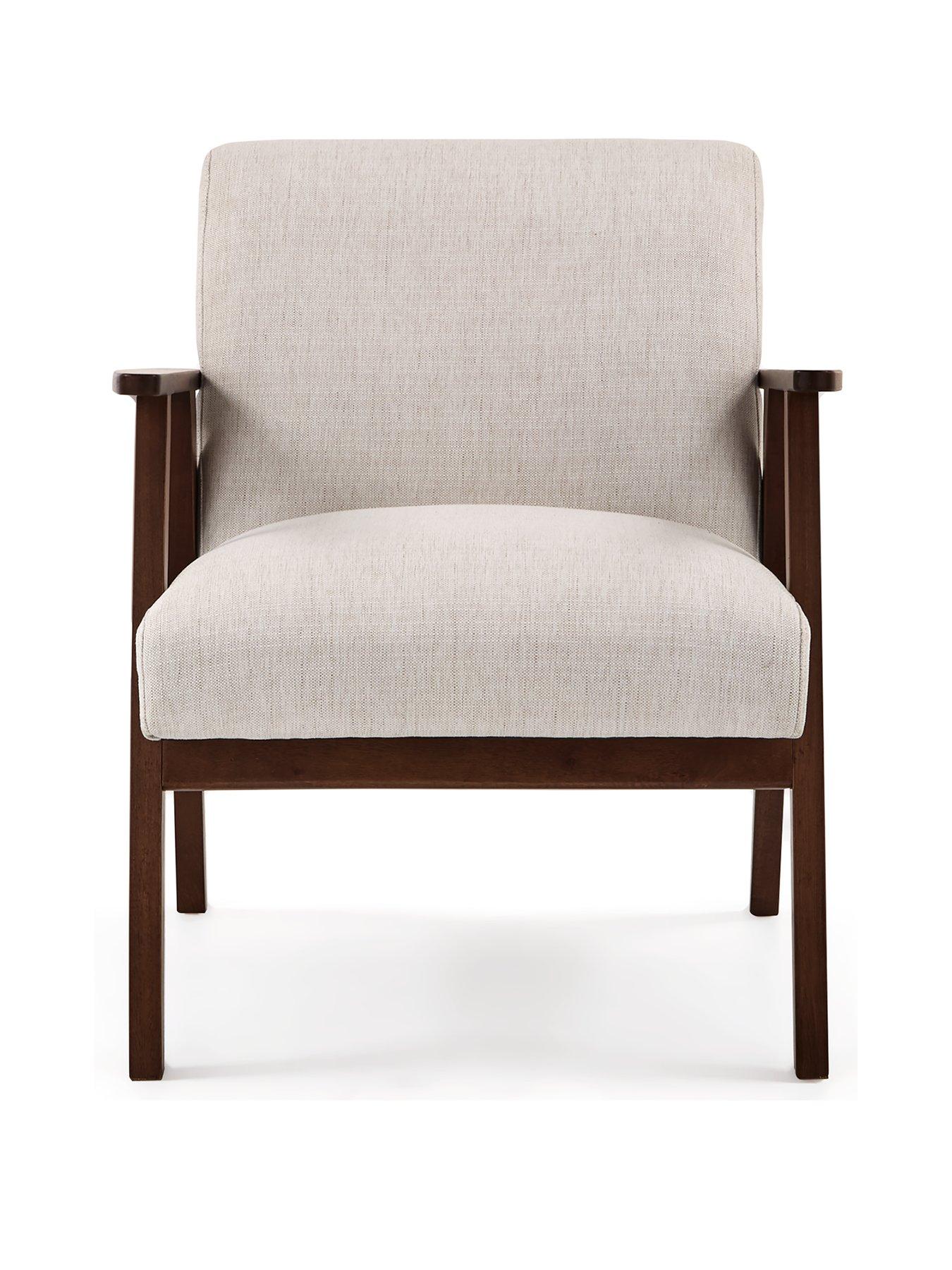 Image 2 of 7 of The Very Collection Cora Fabric Accent Chair - Natural
