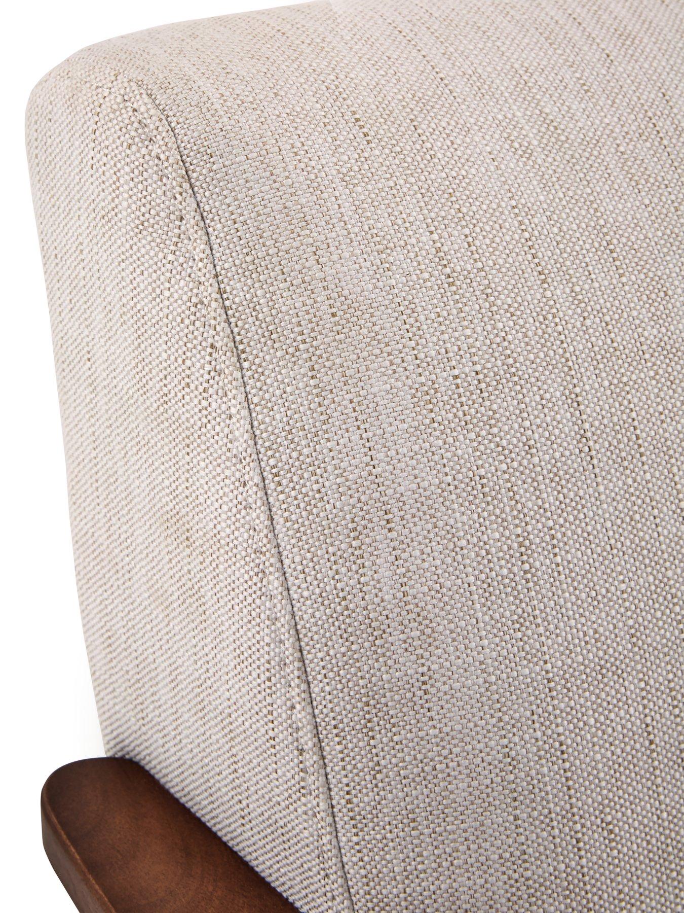 Image 5 of 7 of The Very Collection Cora Fabric Accent Chair - Natural