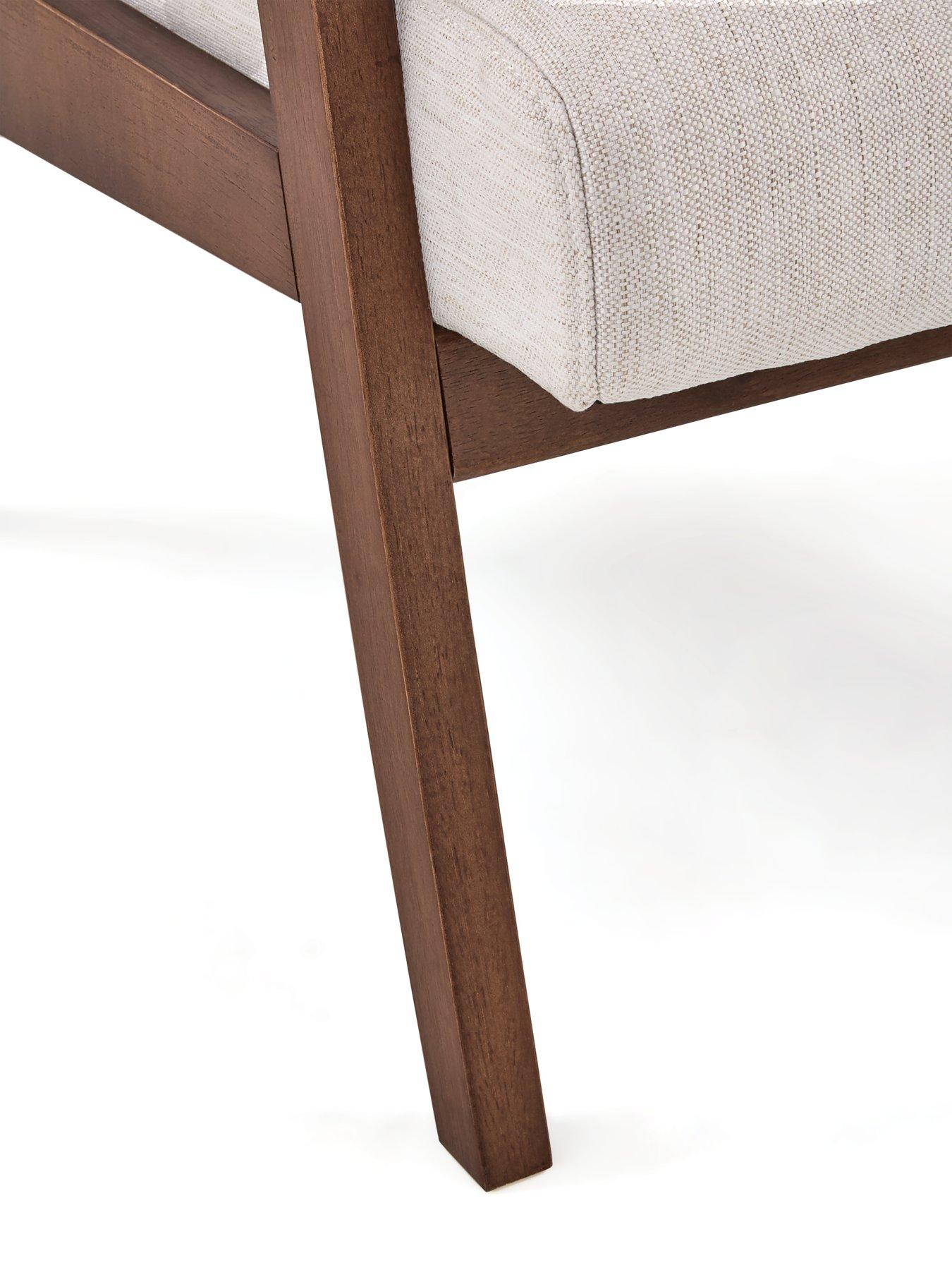 Image 6 of 7 of The Very Collection Cora Fabric Accent Chair - Natural