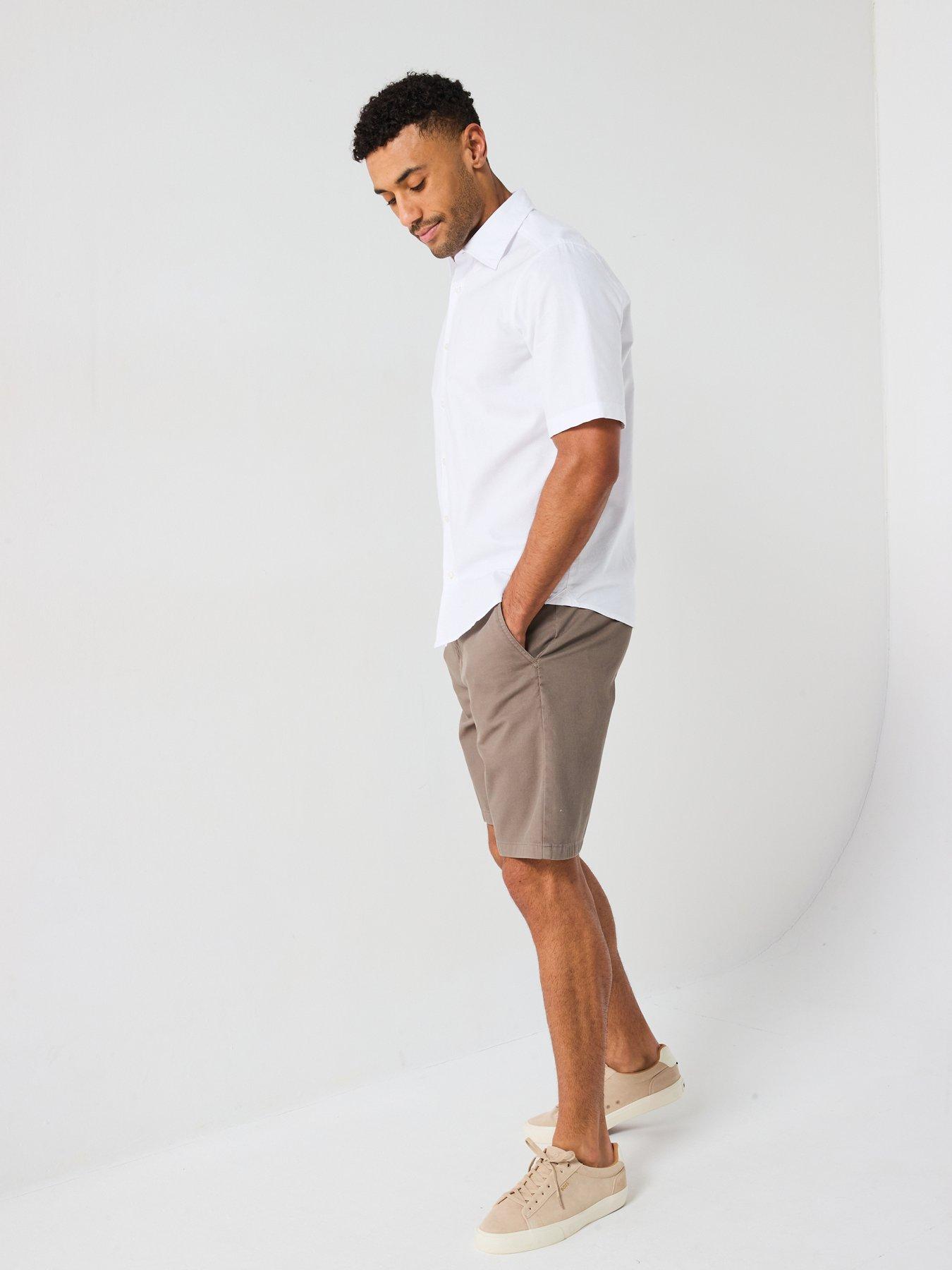 Image 5 of 6 of BOSS Rash Short Sleeve Regular Fit Shirt - White