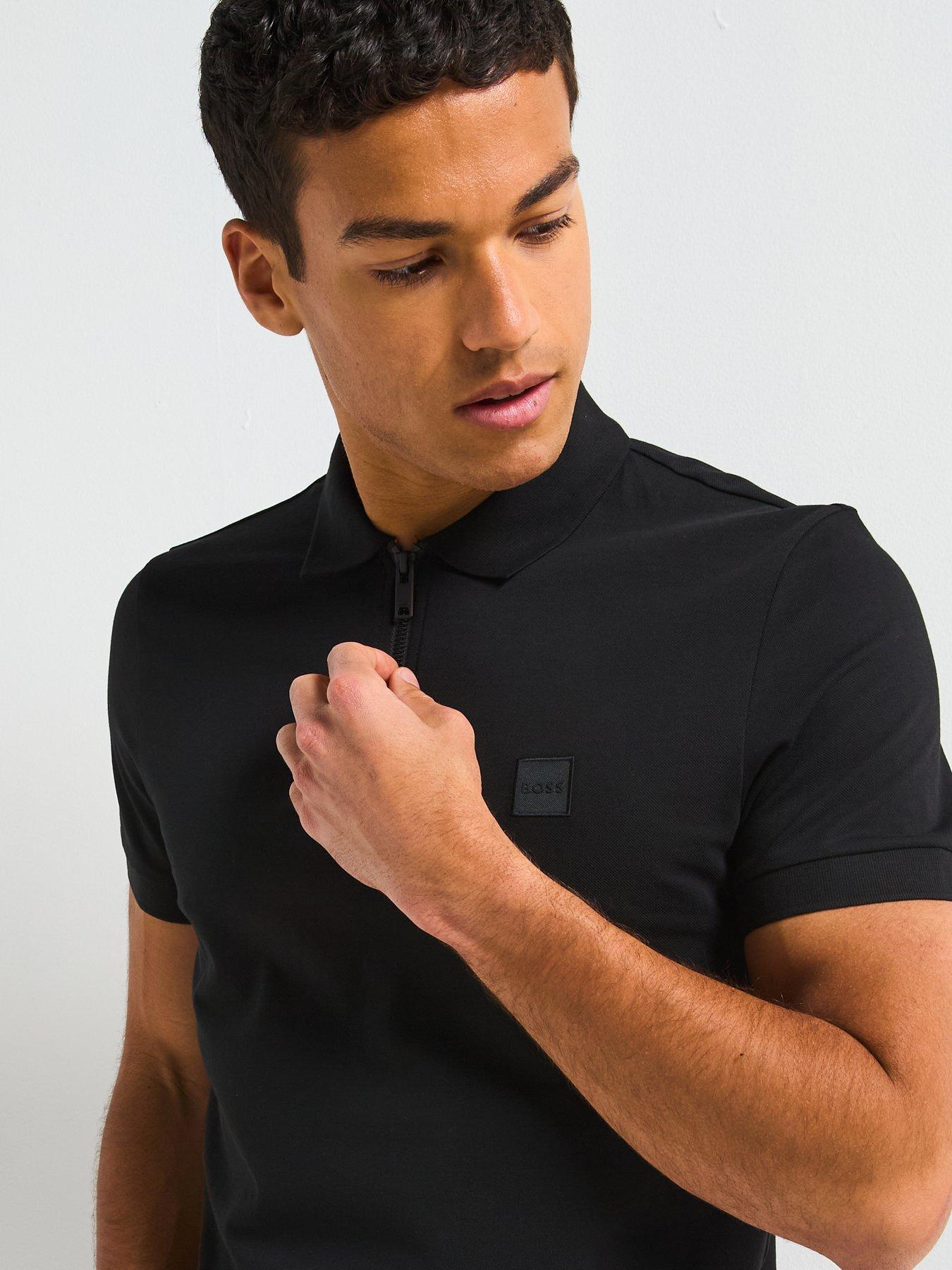 boss-passerzip-zipped-polo-shirt-blackdetail