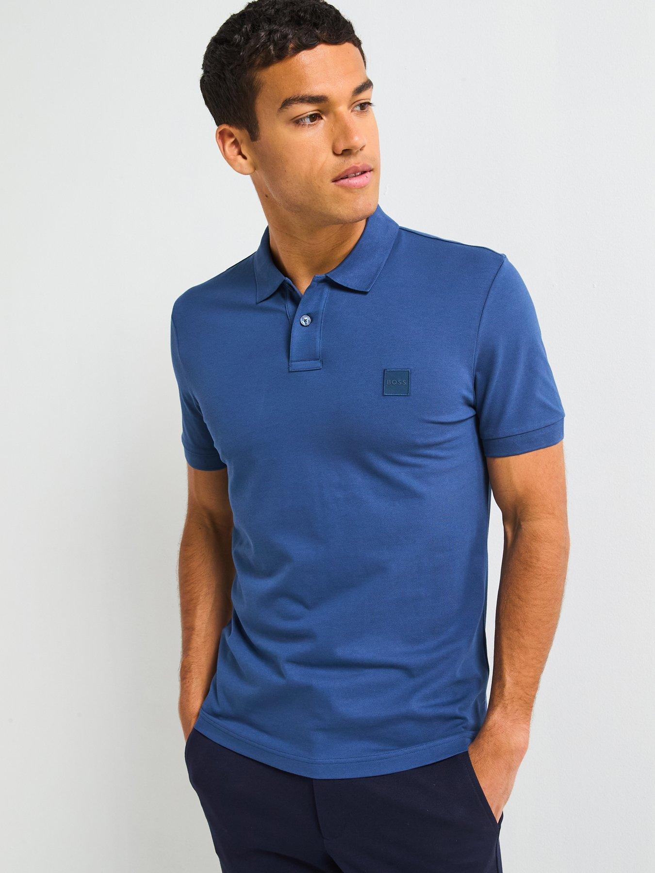 undefined Boss Passenger Slim Fit Short Sleeve Polo Shirt-dark Blue