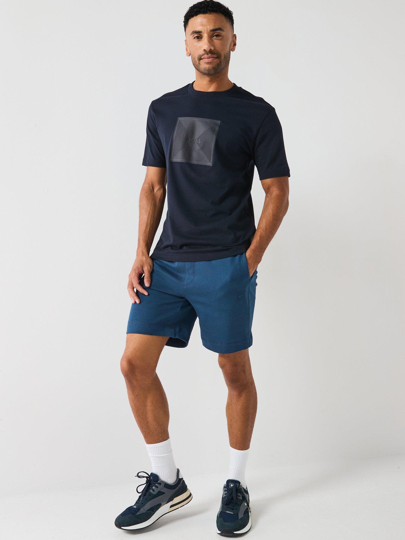 Image 3 of 5 of BOSS Sewalk Jersey Shorts-Blue - Open Blue