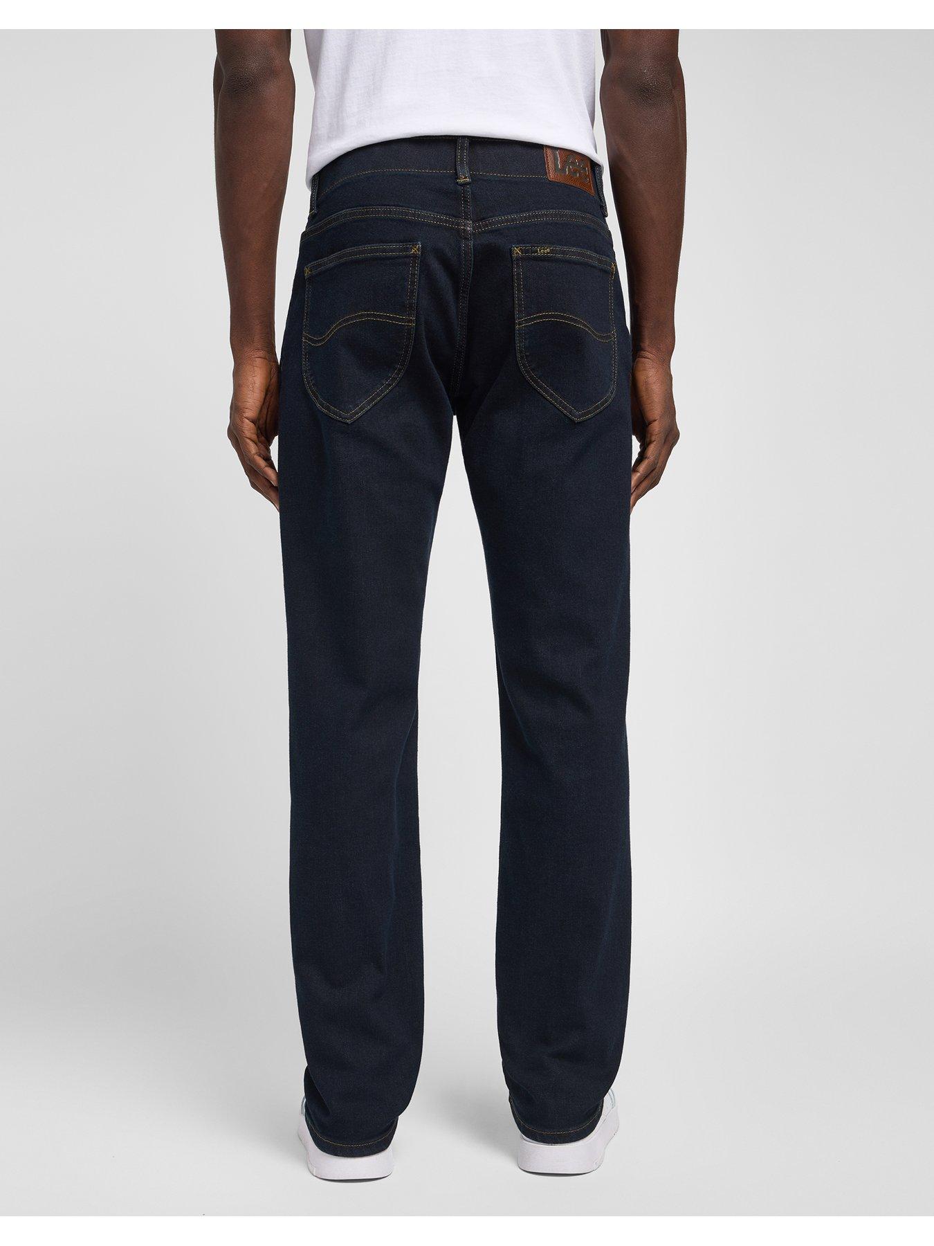 Image 2 of 5 of Lee Extreme Motion Stretch Straight Fit Jeans - Dark Blue