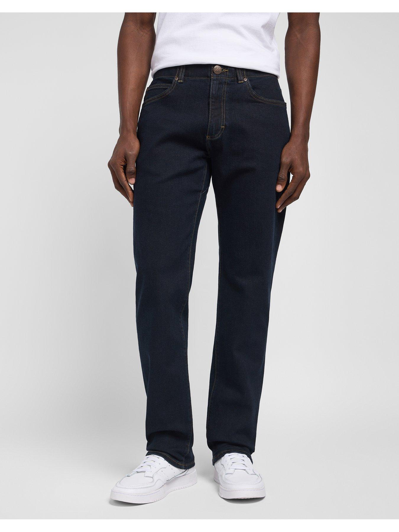 Image 3 of 5 of Lee Extreme Motion Stretch Straight Fit Jeans - Dark Blue