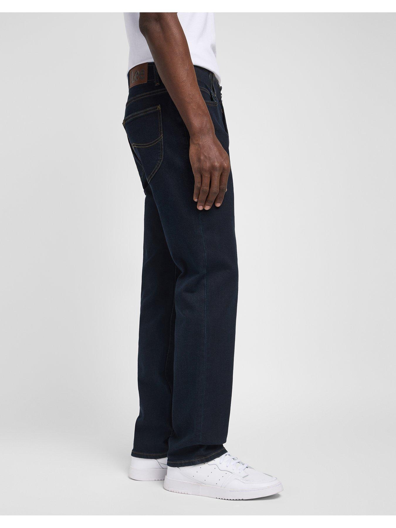 Image 4 of 5 of Lee Extreme Motion Stretch Straight Fit Jeans - Dark Blue