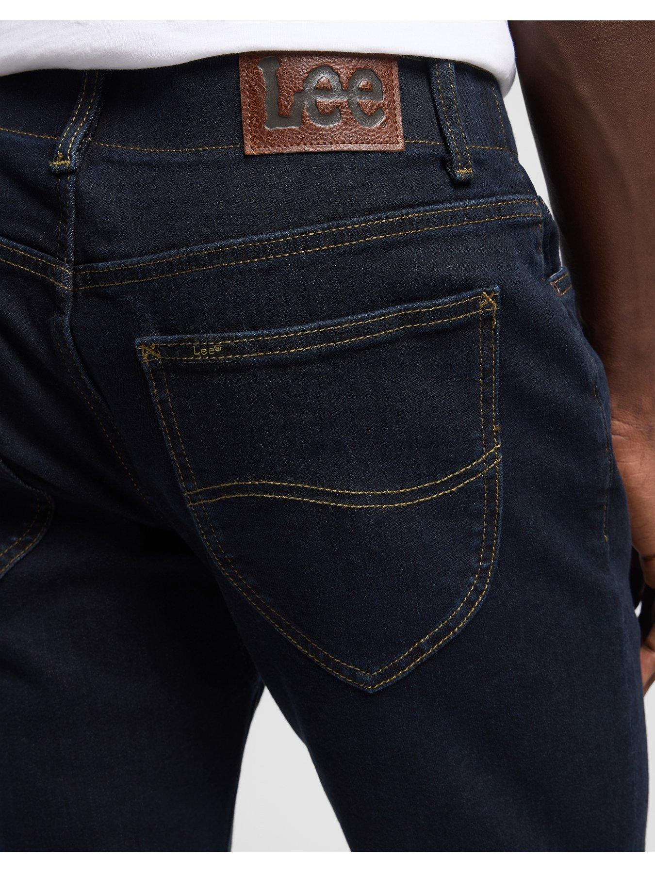 Image 5 of 5 of Lee Extreme Motion Stretch Straight Fit Jeans - Dark Blue