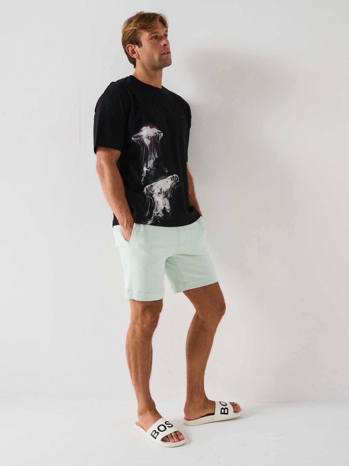 Image 5 of 6 of BOSS Jellyfish Print T-Shirt- Black