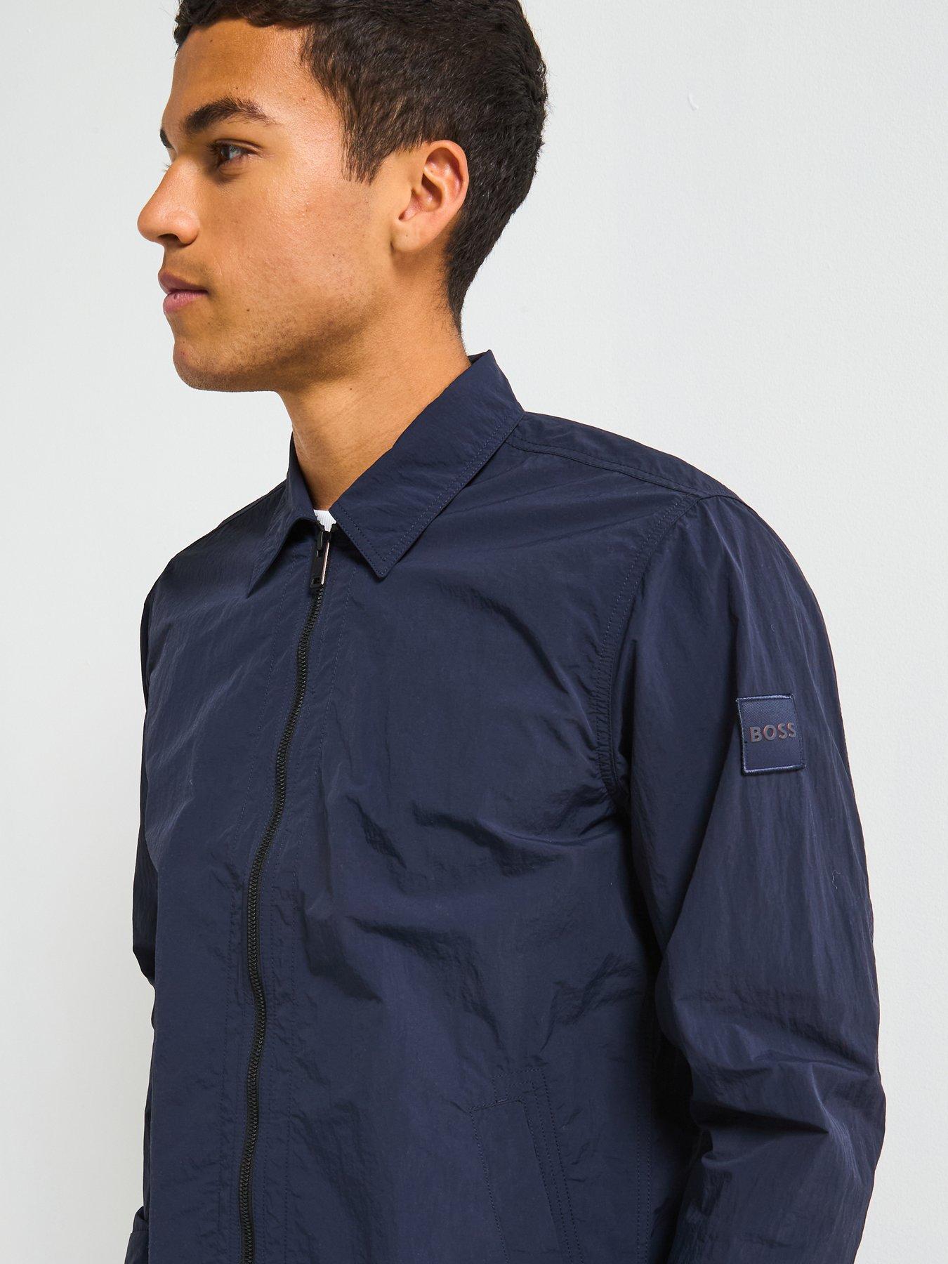 Image 4 of 5 of BOSS Leejay 1M Technical Over Shirt - Dark Blue