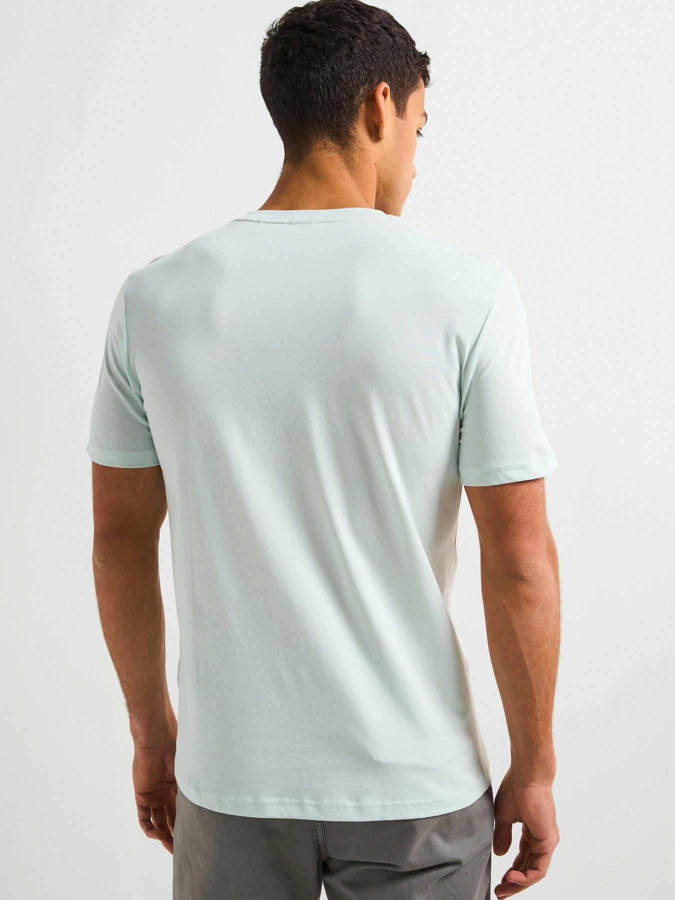 boss-thinking-1-regular-fit-large-logo-t-shirt-bluestillFront
