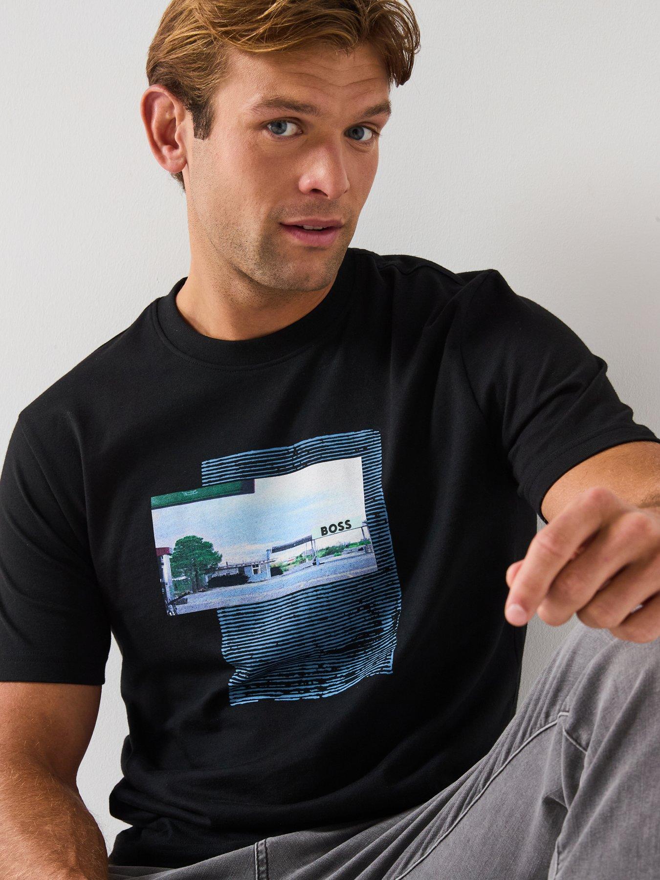 Image 4 of 5 of BOSS Te Ontheway T-Shirt - Black