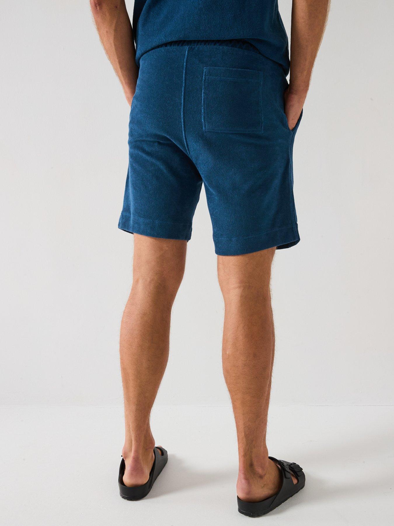 boss-se-doubletowel-jersey-shorts-set-dark-bluestillFront