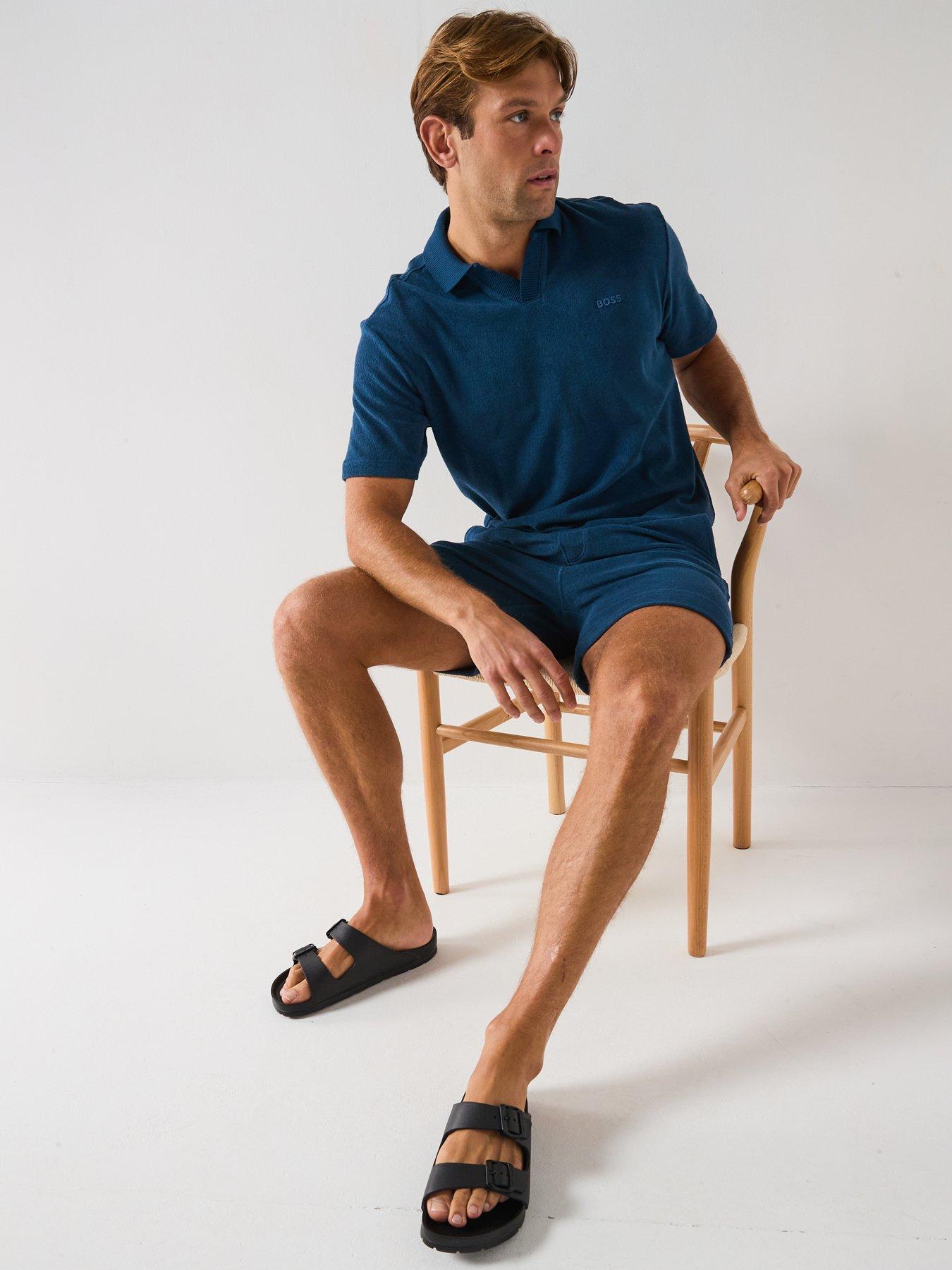 boss-se-doubletowel-jersey-shorts-set-dark-bluedetail