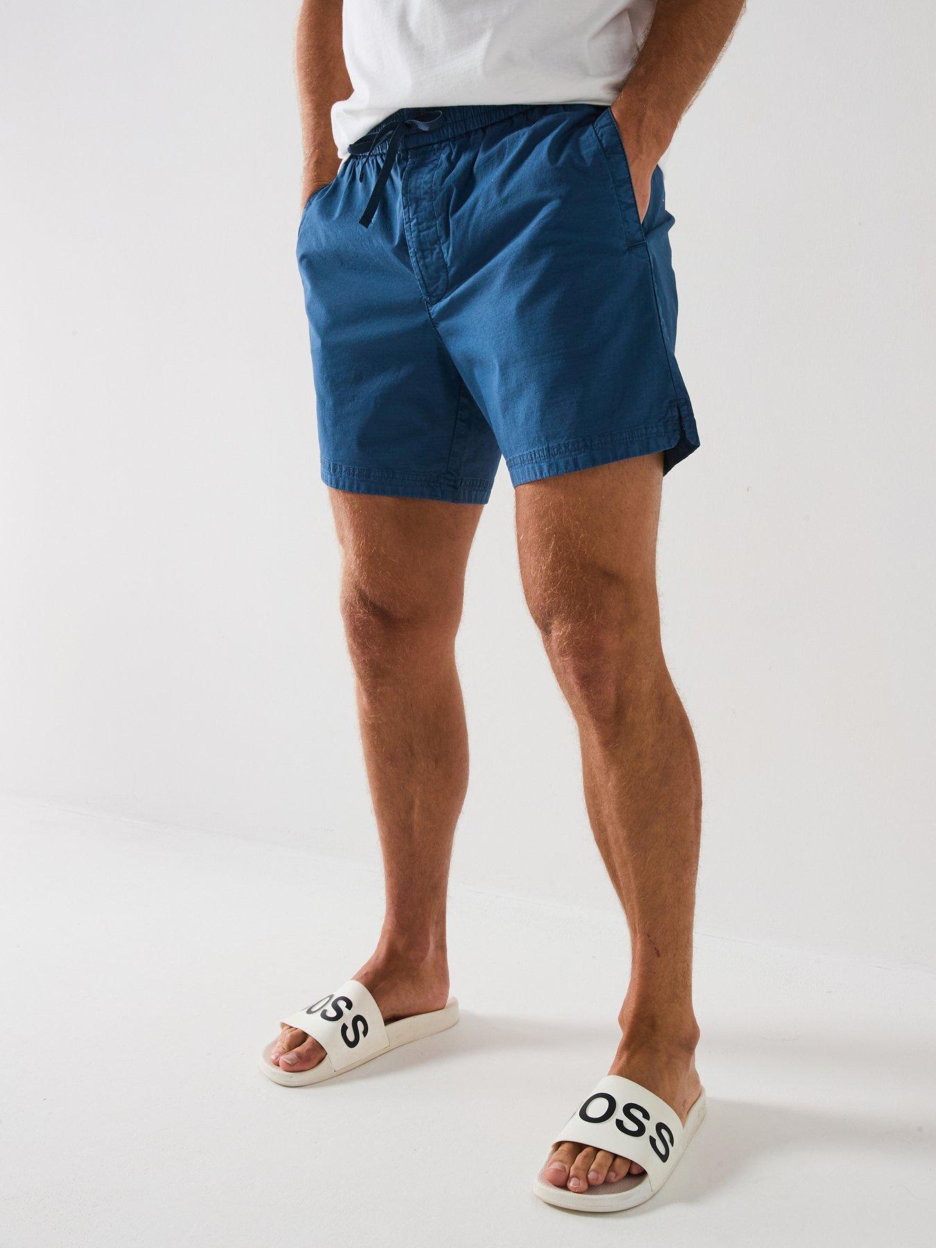 BOSS Sandrew-4-Shorts Shorts-Dark Blue - Open Blue
