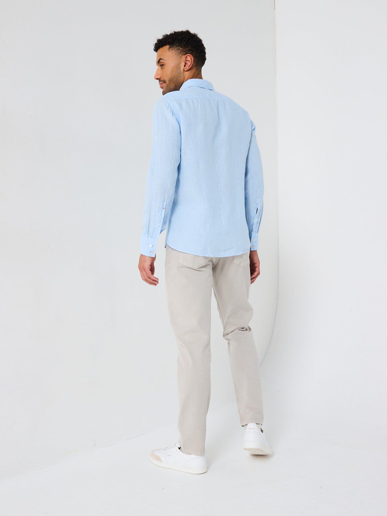 boss-relegant-linen-regular-fit-shirt-light-bluestillFront