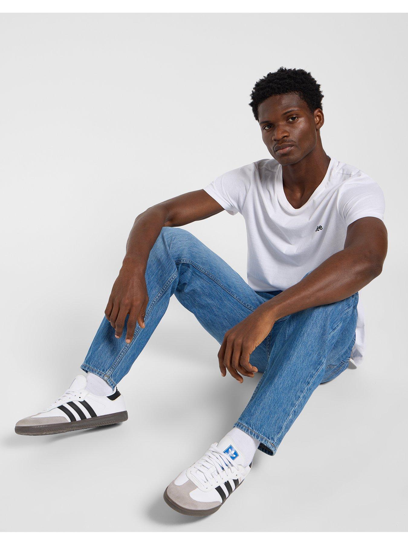 Image 6 of 6 of Lee Lee West Regular Straight Jeans -blue