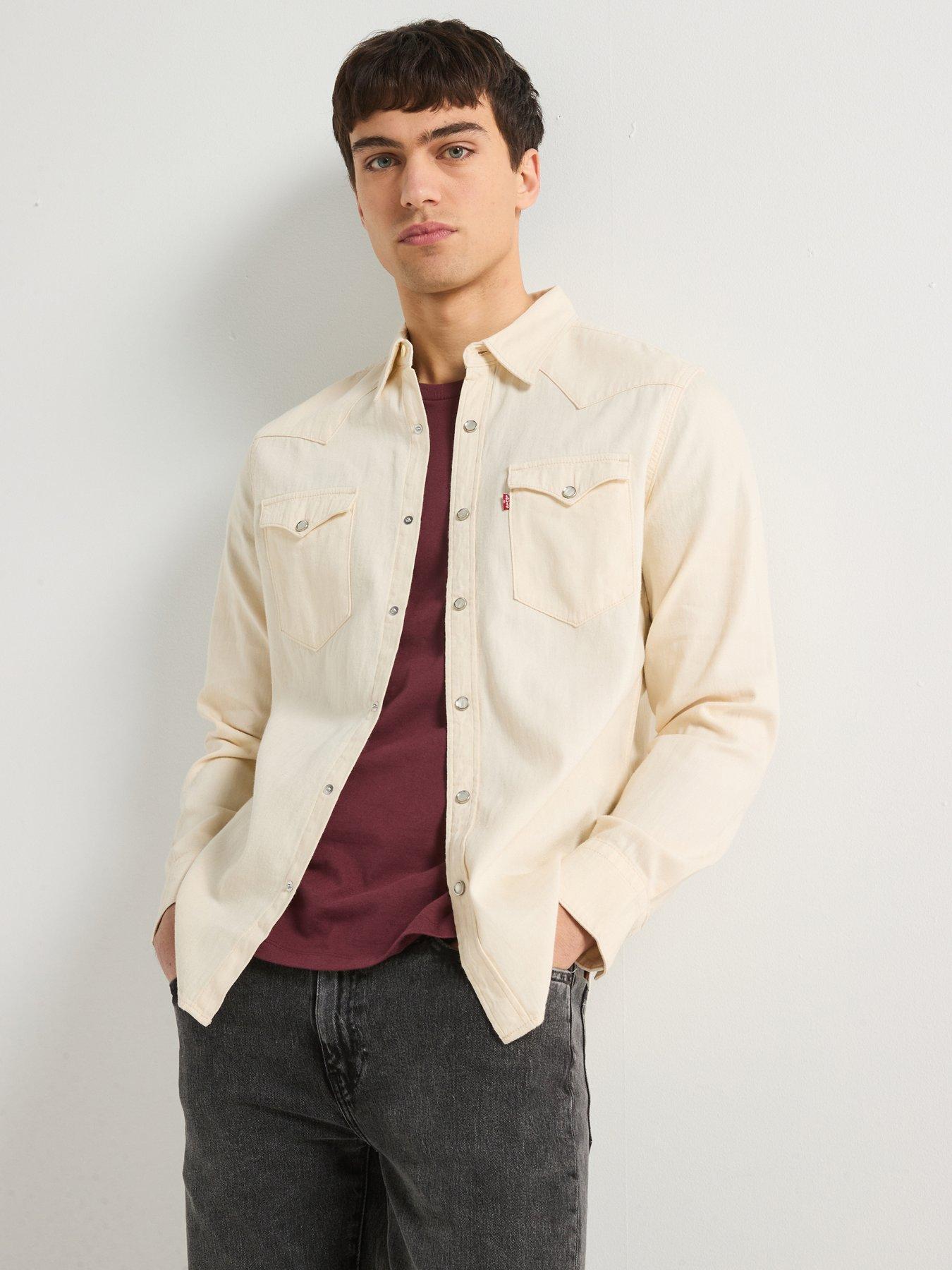 levis-levis-barstow-western-standard-denim-shirt--cream