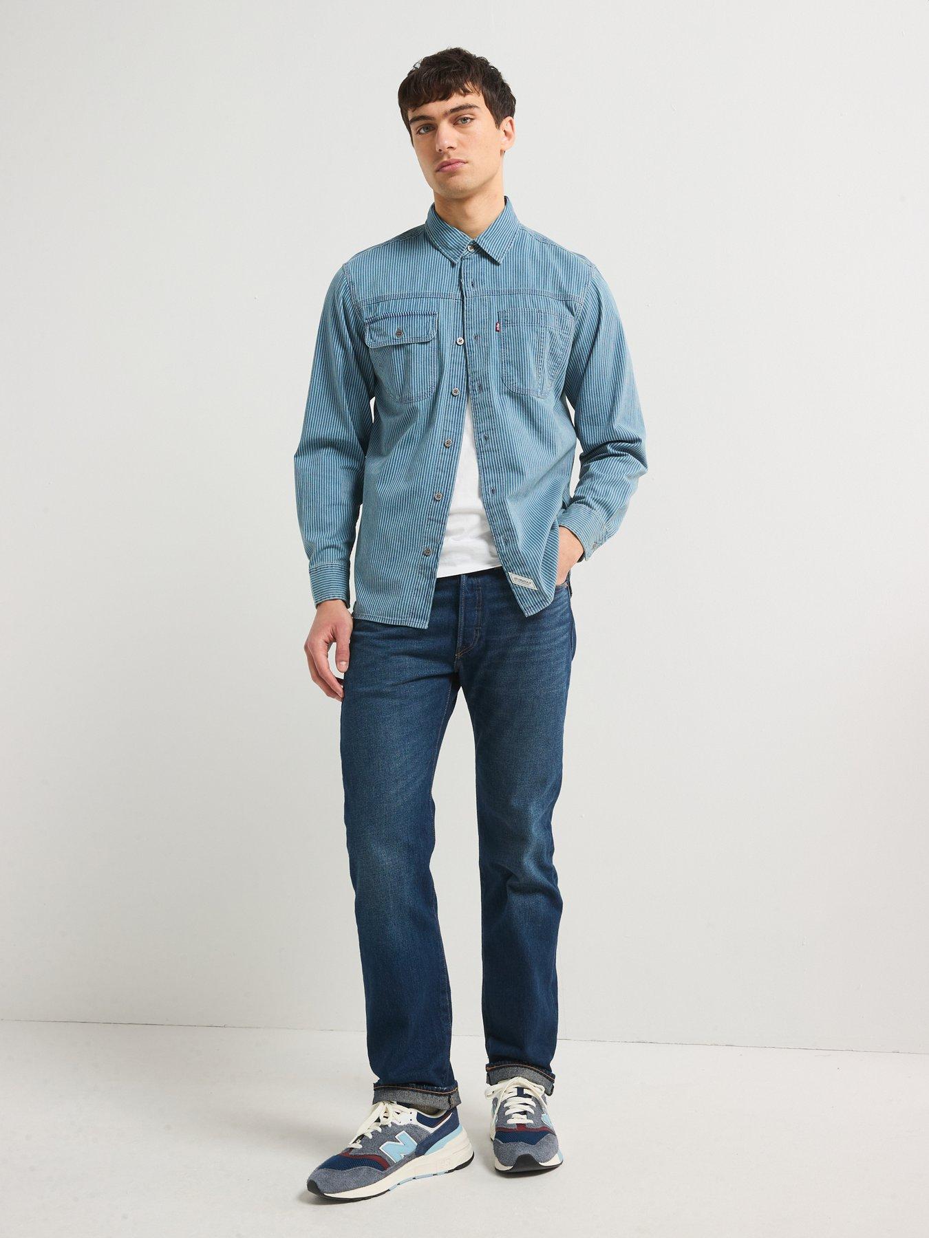levis-levis-auburn-worker-denim-shirt--blueback