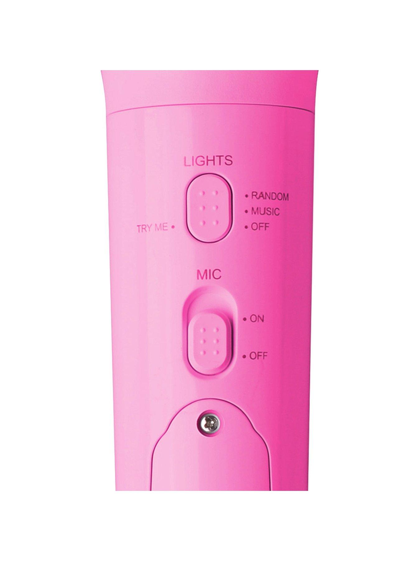 Image 3 of 4 of Singing Machine Light Up Karaoke Microphone with 3M Cable