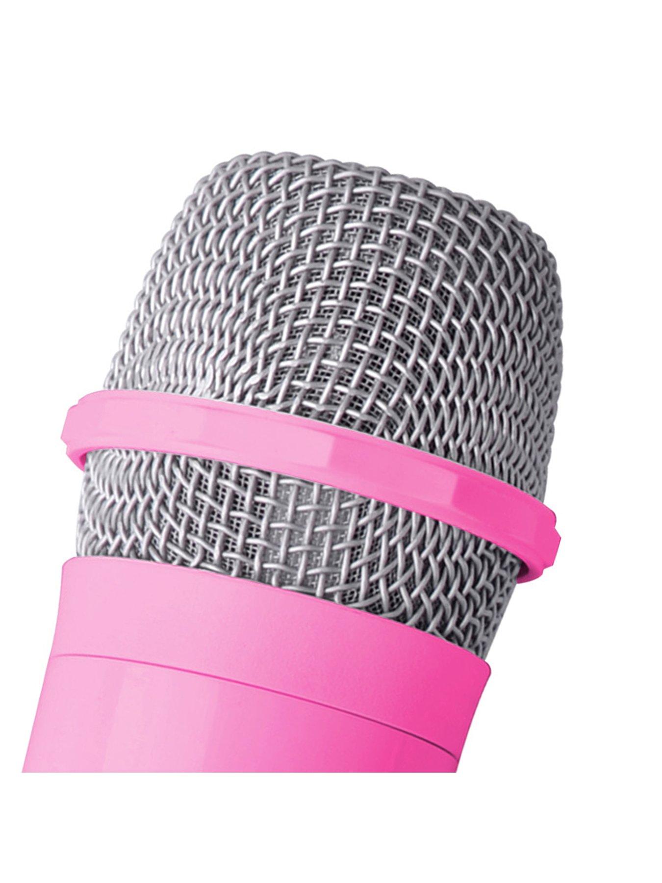 Image 4 of 4 of Singing Machine Light Up Karaoke Microphone with 3M Cable