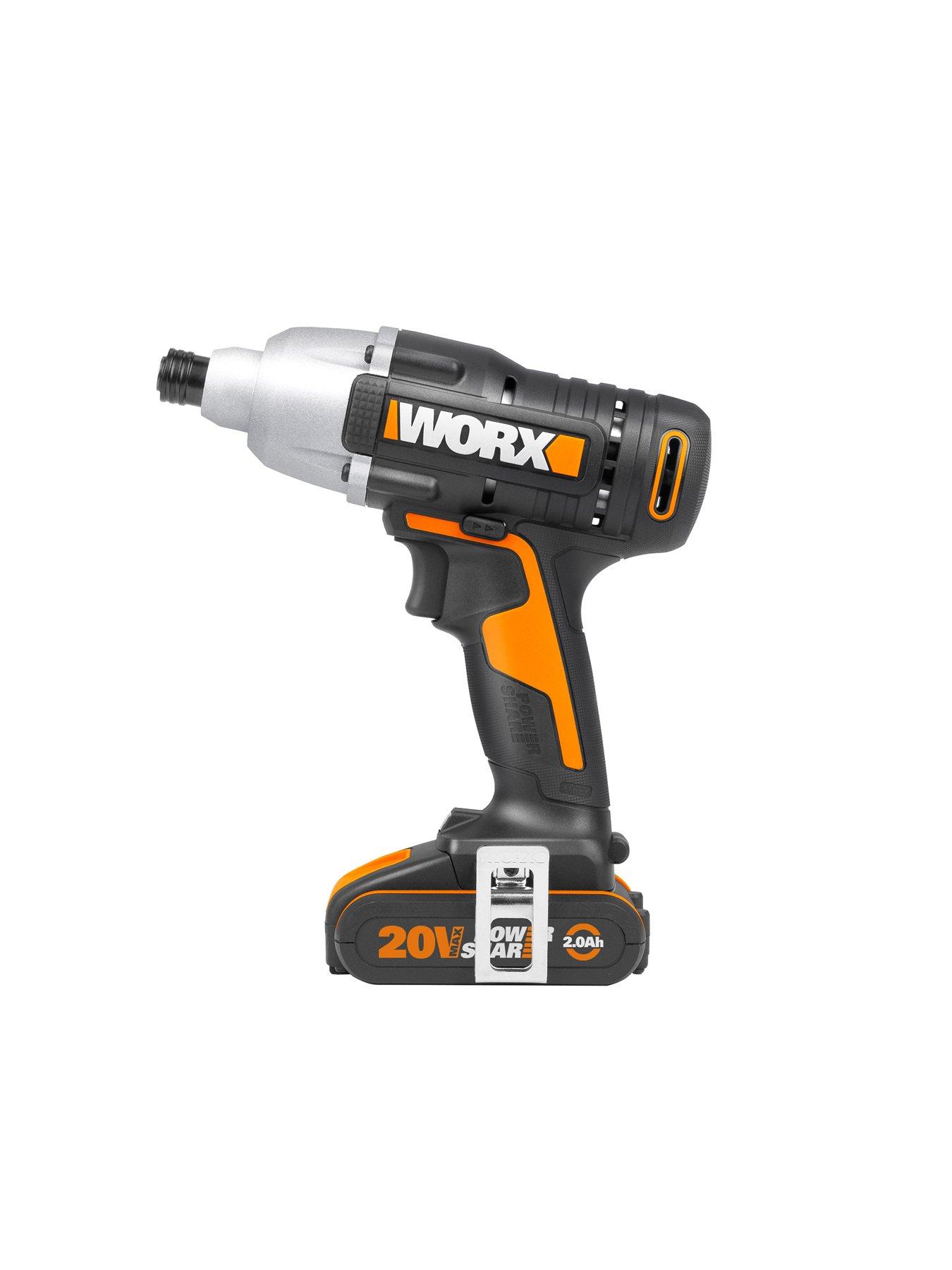 Image 2 of 7 of Worx 20V Cordless Impact Driver with x1 2.0Ah Battery &amp; Charger