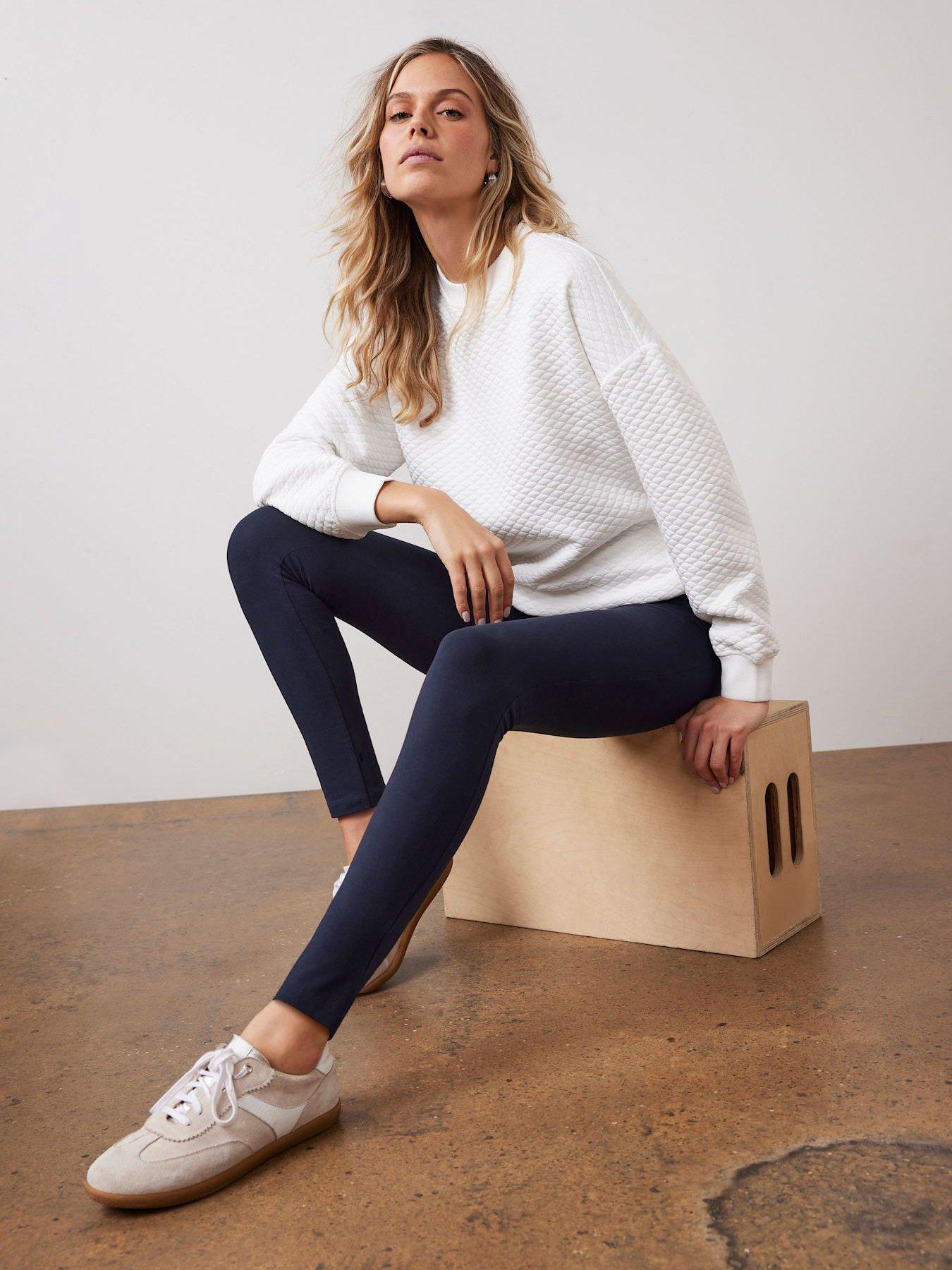 Image 2 of 5 of Mint Velvet Straight Legging - Navy