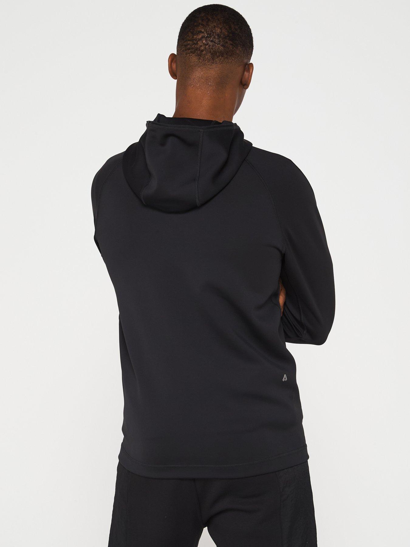 Image 2 of 6 of BOSS Sicon Active Zip Up Sweatshirt - Black