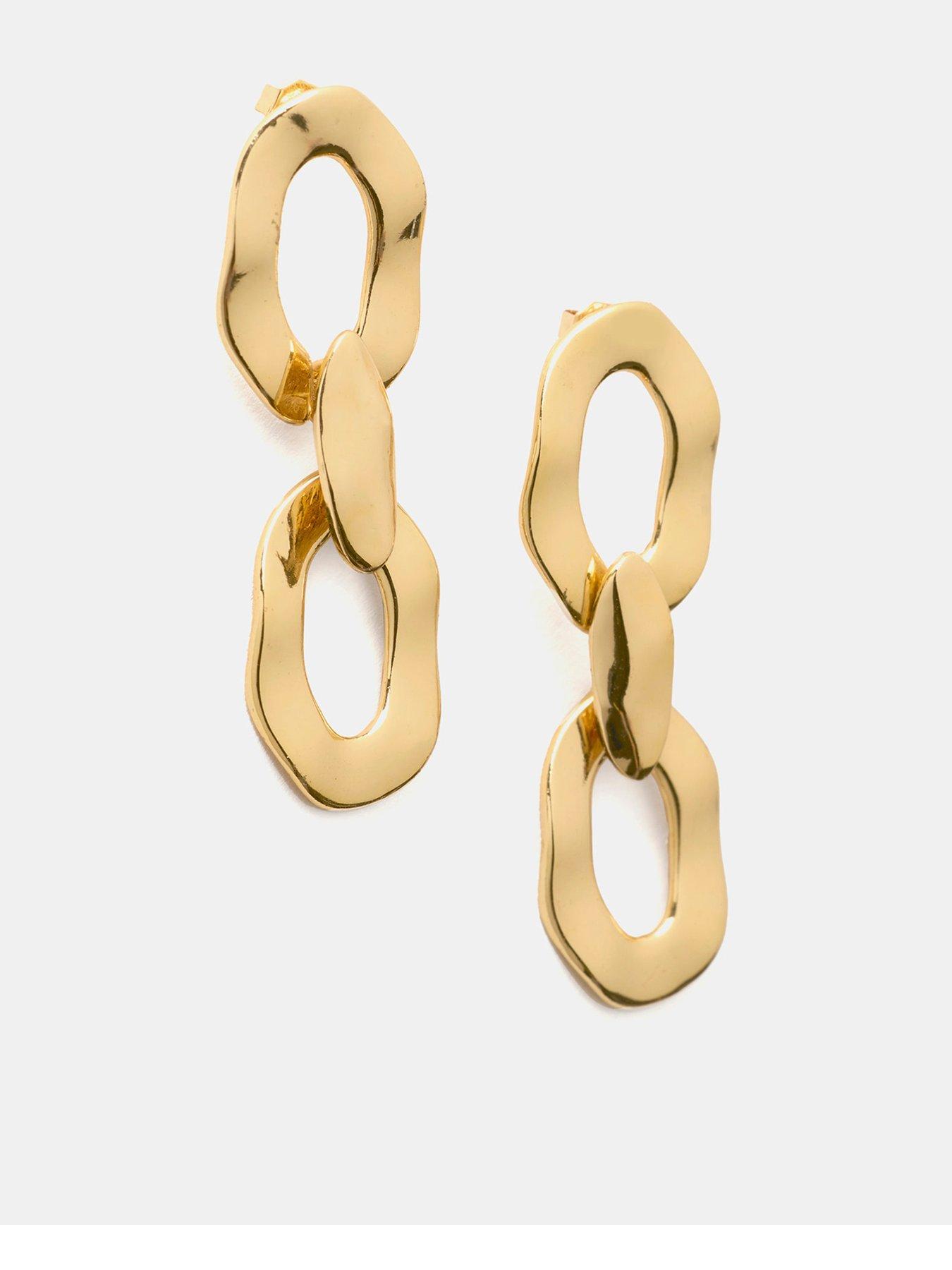 mint-velvet-gold-tone-chain-earrings