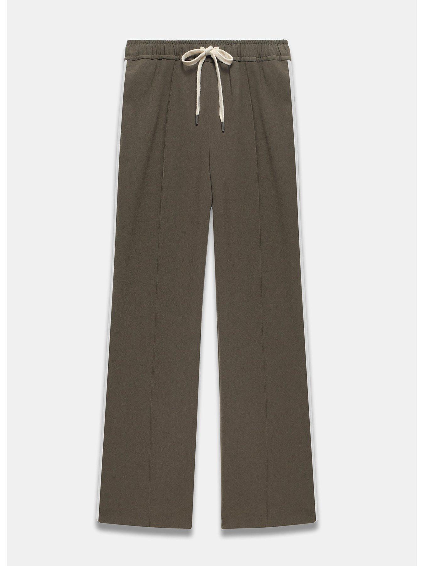 mint-velvet-khaki-stripe-straight-trackpant-trousersdetail