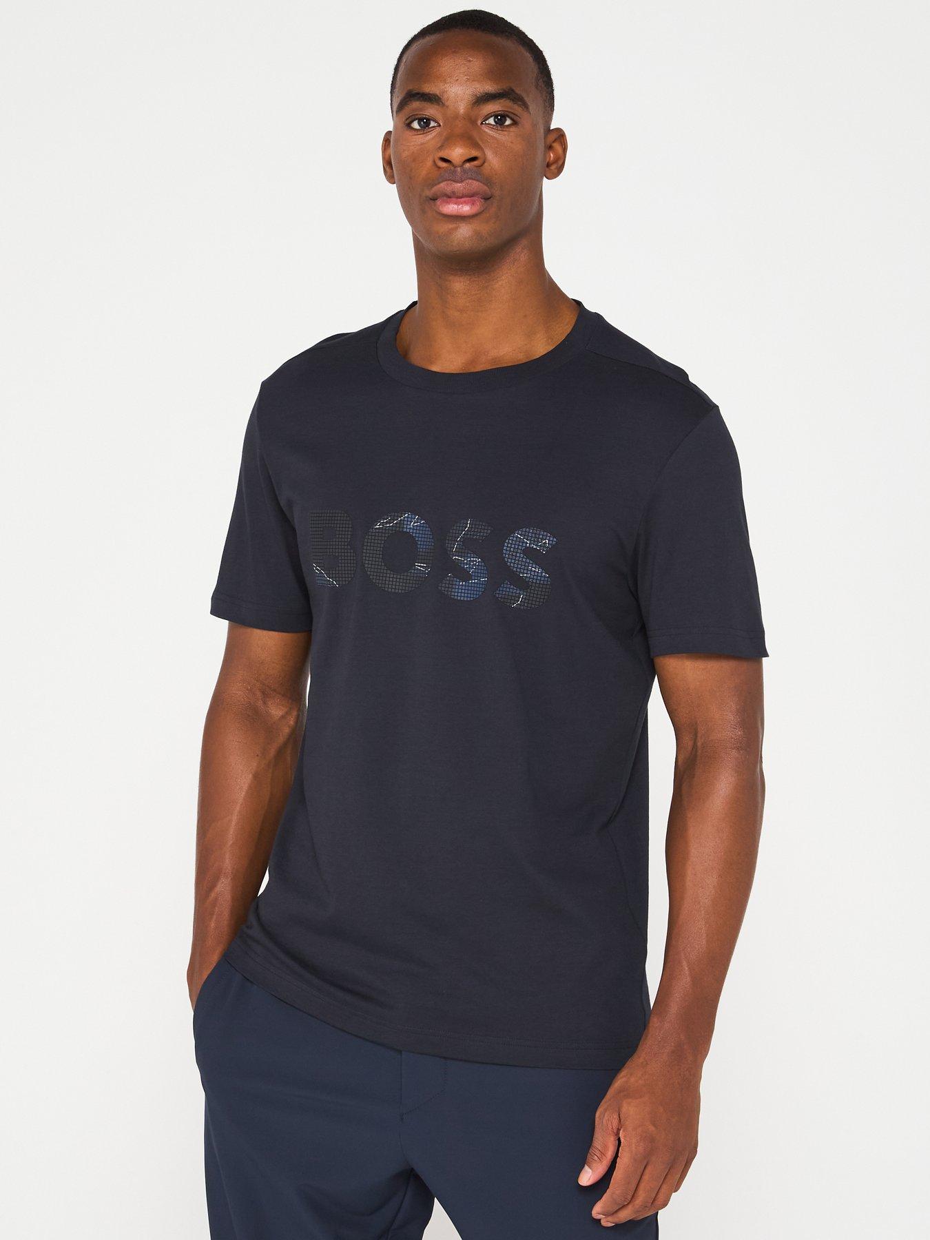 Image 1 of 5 of BOSS Logo T-Shirt - Dark Blue