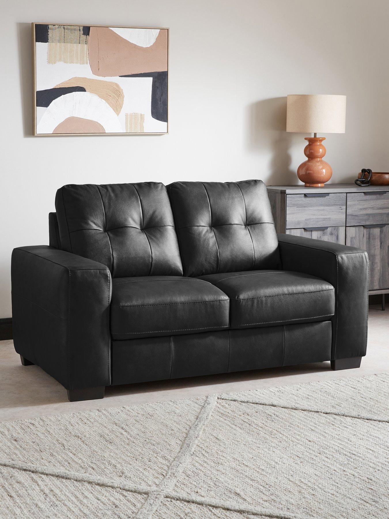 The Very Collection Miller Italian Leather 2 Seater Sofa