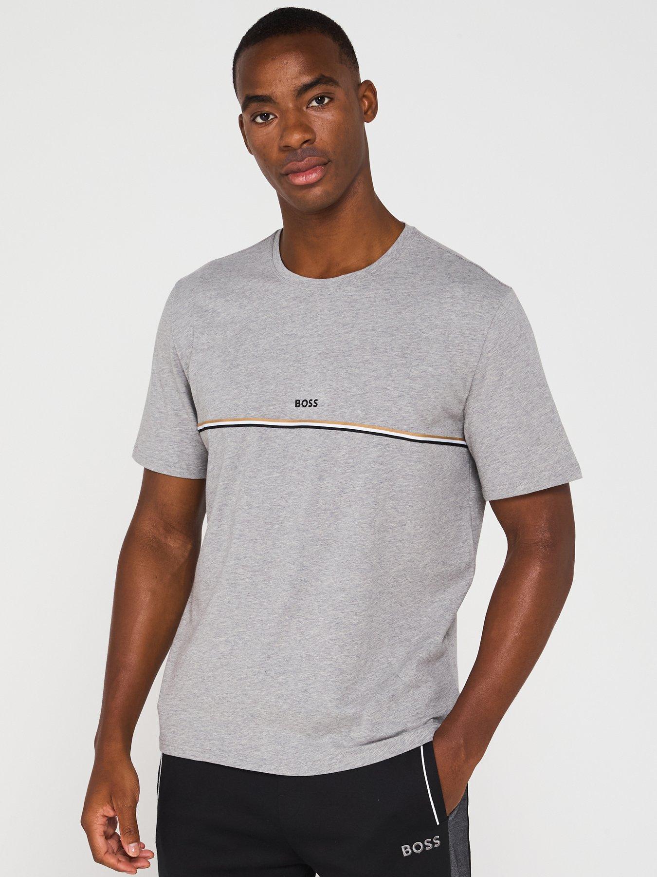 Image 1 of 5 of BOSS Unique Loungewear T-Shirt - Medium Grey