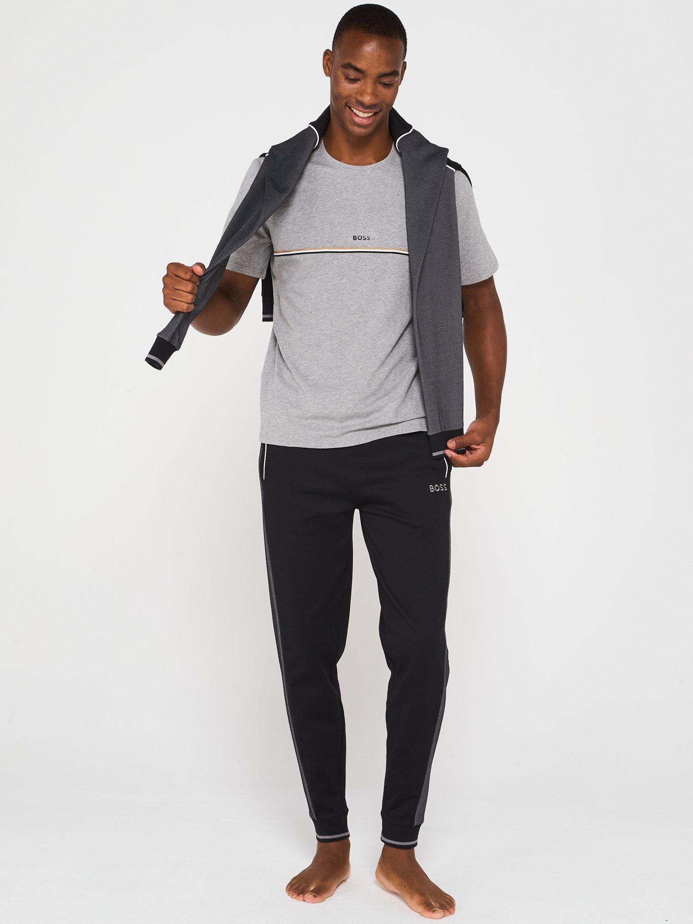 Image 3 of 5 of BOSS Unique Loungewear T-Shirt - Medium Grey