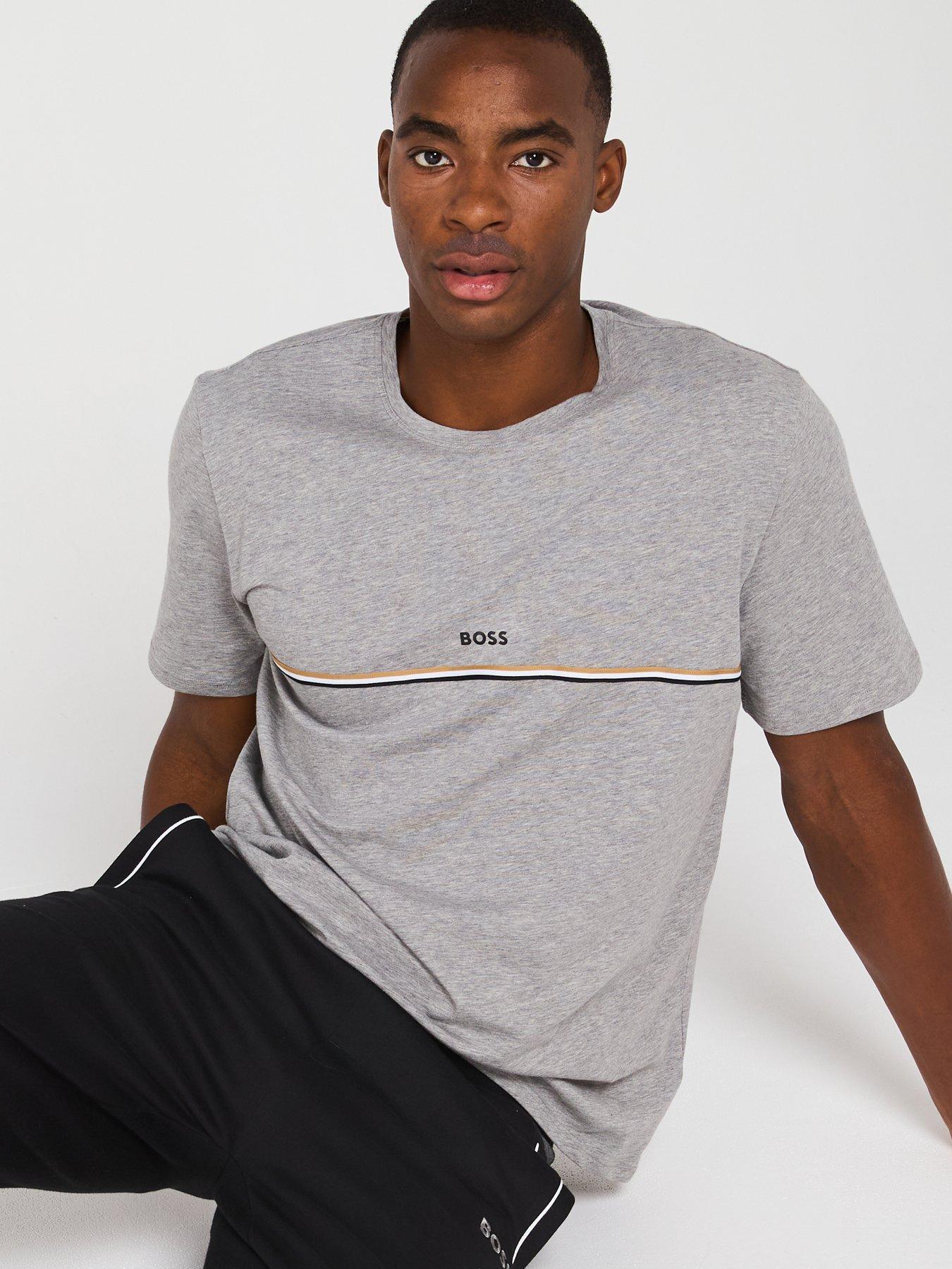 Image 5 of 5 of BOSS Unique Loungewear T-Shirt - Medium Grey