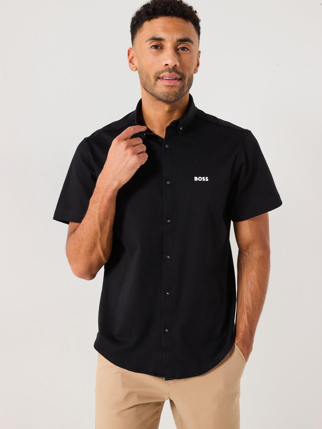 BOSS B Motion Regular Fit Shirt - Black