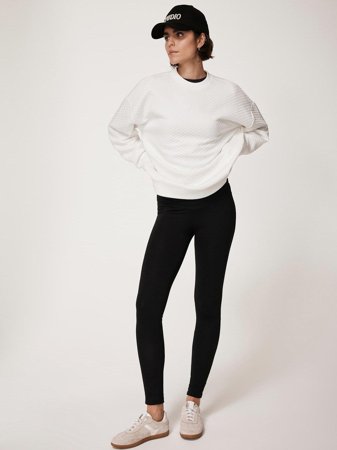 Image of Mint Velvet Black Straight Legging