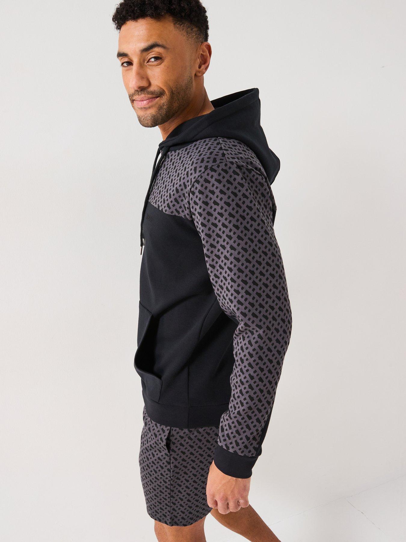 Image 4 of 5 of BOSS Luke Loungewear Hoodie - Black