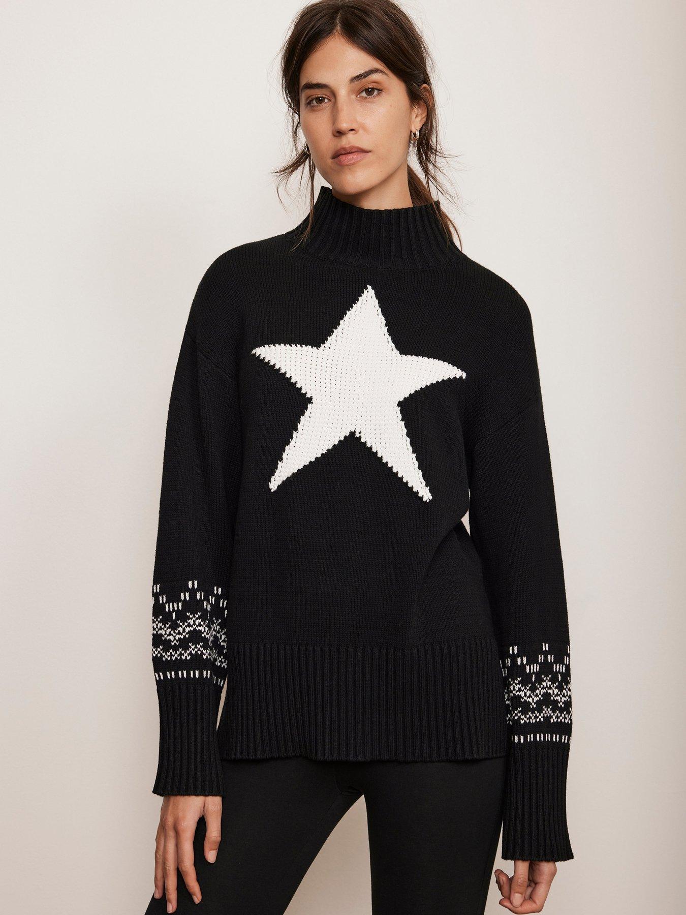 mint-velvet-black-star-fairisle-cotton-blend-jumper