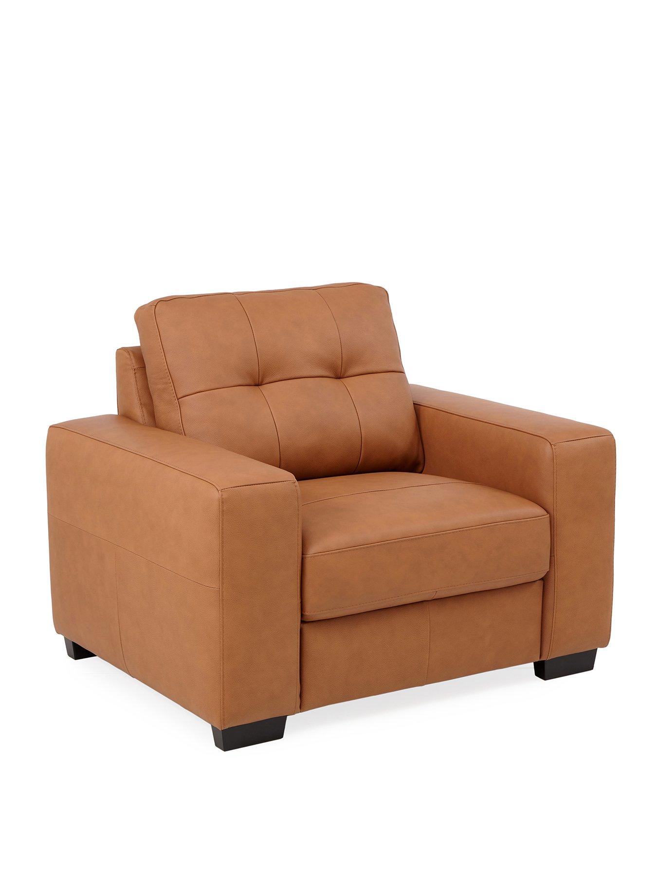 Image 3 of 7 of The Very Collection Standard Back Leather Armchair