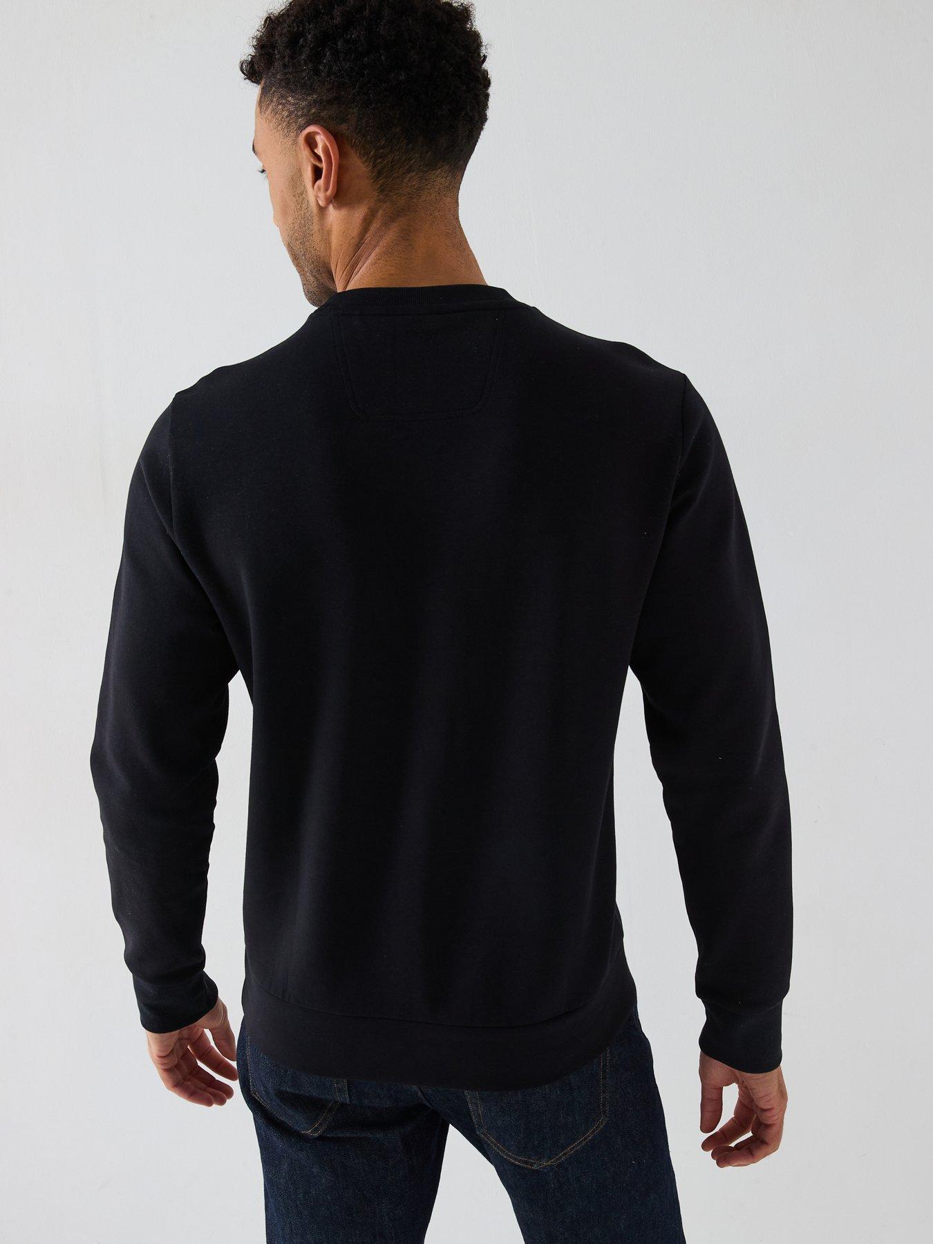 boss-salbo-chest-logo-crew-neck-sweatshirt-blackstillFront