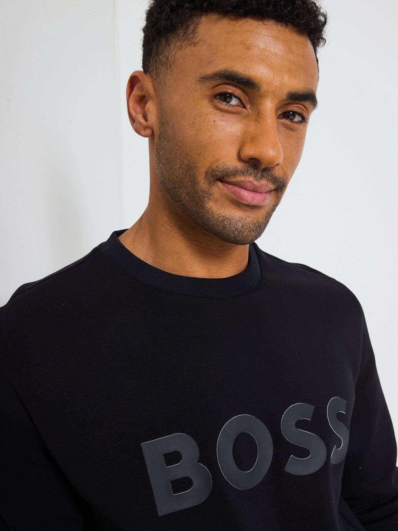 boss-salbo-chest-logo-crew-neck-sweatshirt-blackoutfit