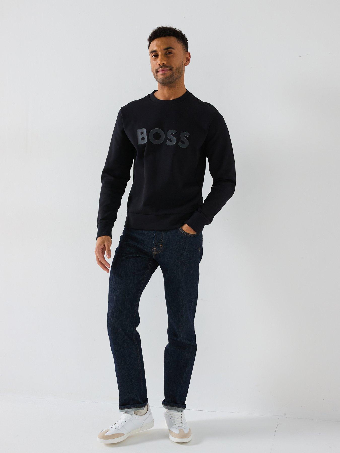 boss-salbo-chest-logo-crew-neck-sweatshirt-blackdetail