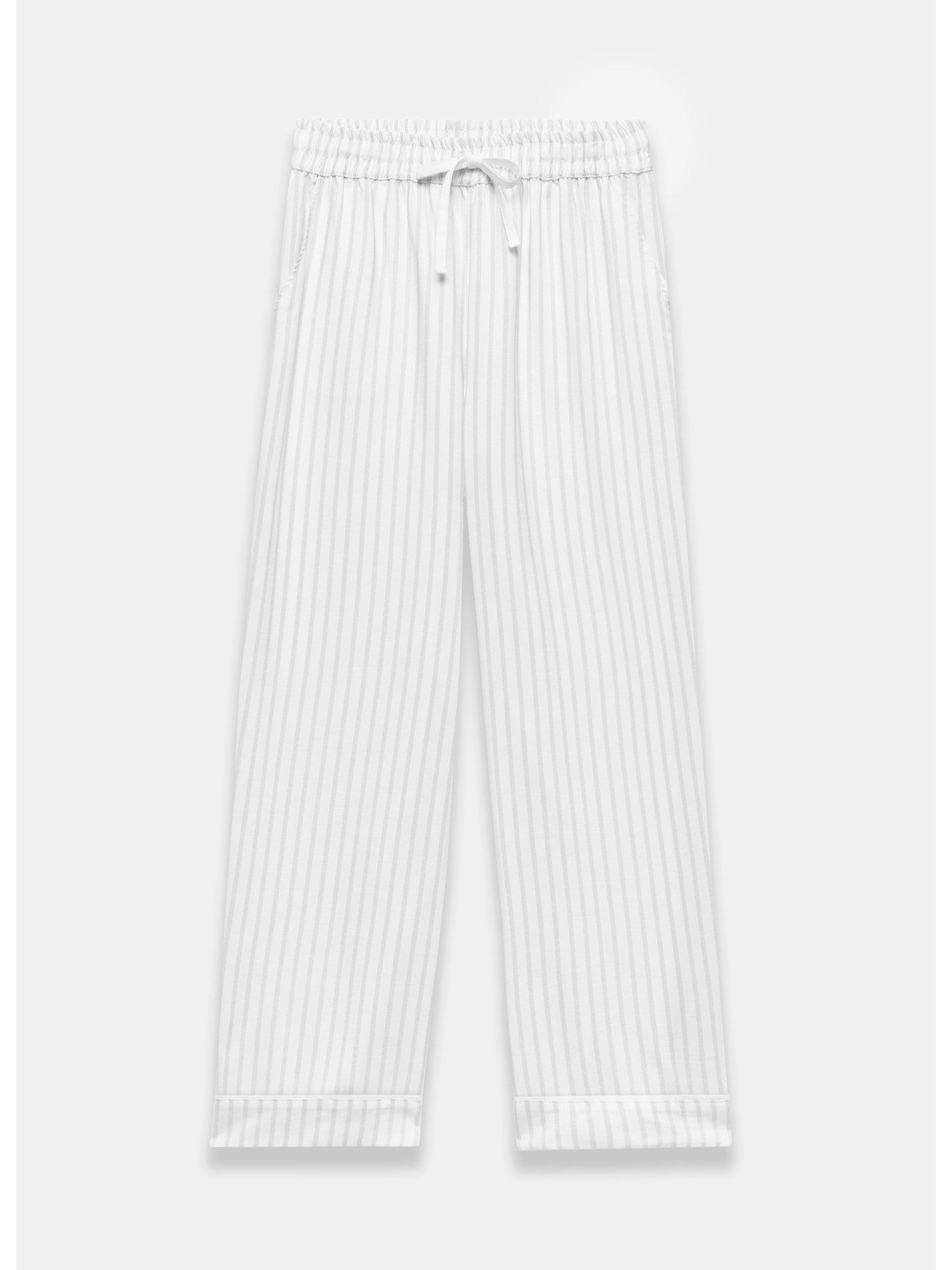 mint-velvet-grey-stripe-pyjama-trouserdetail