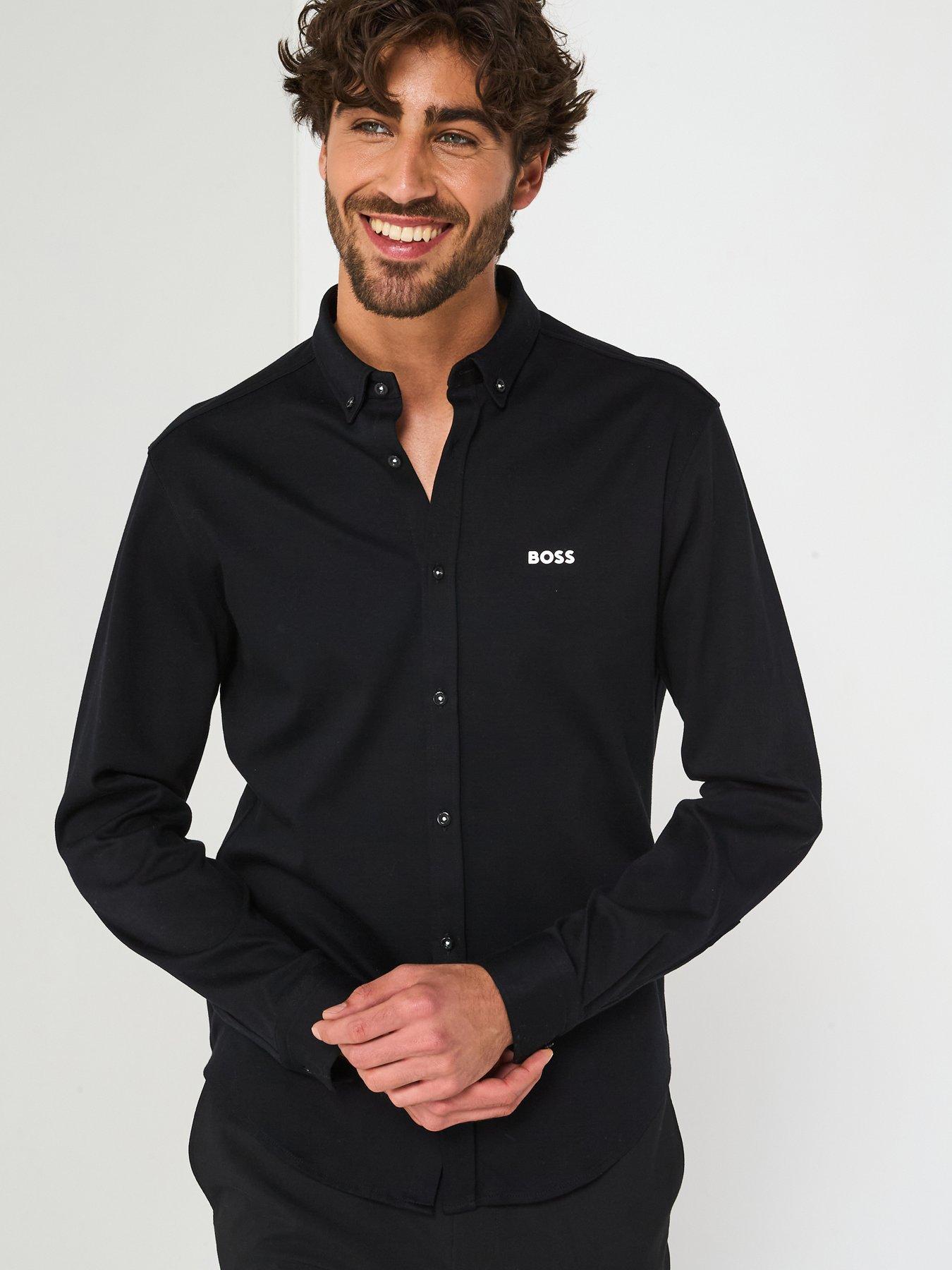 Image 1 of 6 of BOSS B Motion Regular Fit Shirt - Black