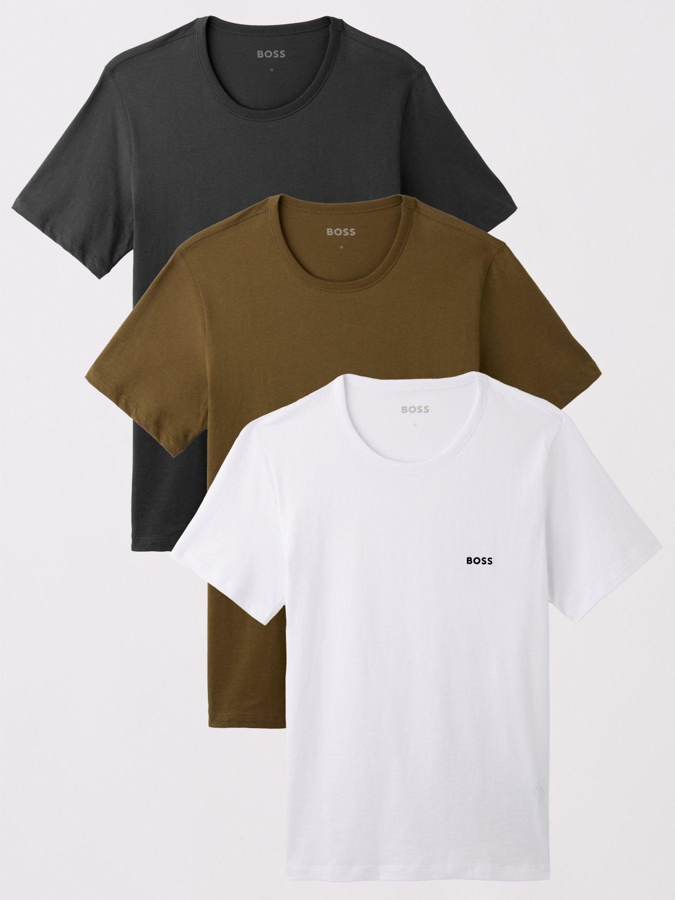 Image 1 of 7 of BOSS 3 Pack Classic Crew T-Shirt - Assorted