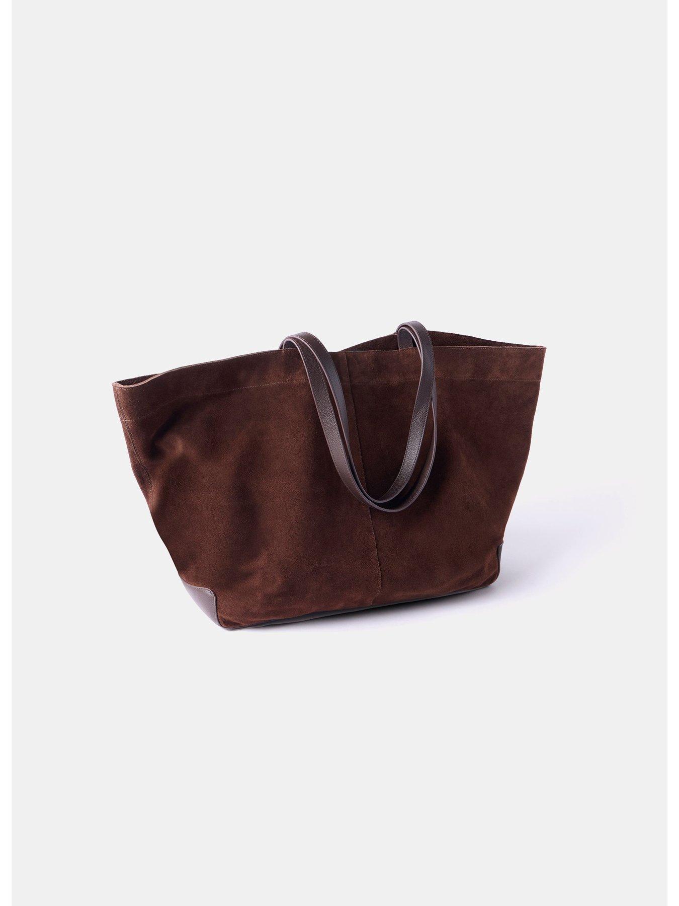Image 4 of 5 of Mint Velvet Betty Oversized Suede Tote
