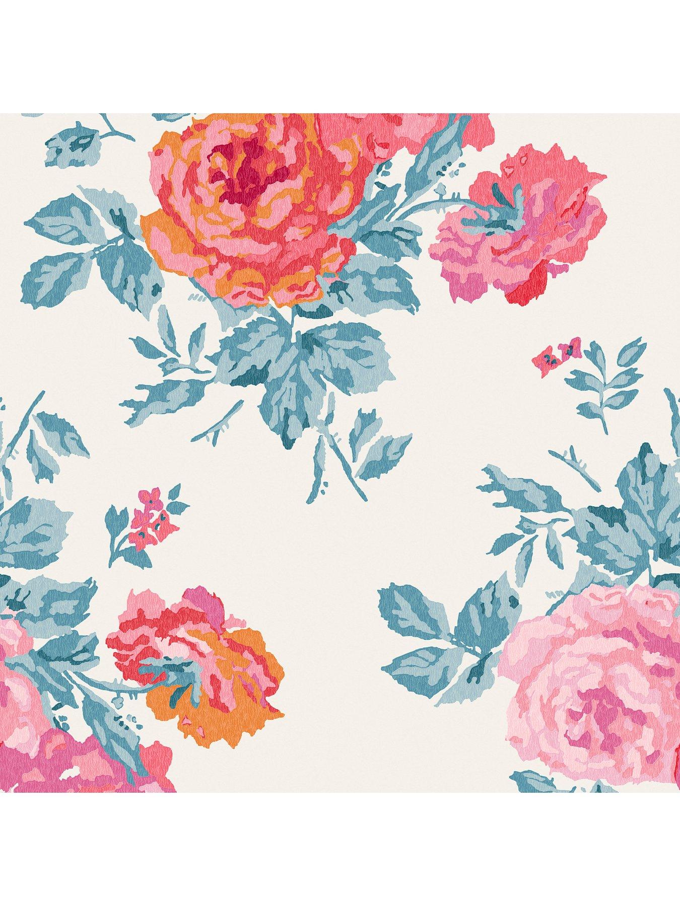 cath-kidston-archive-rose-blue-pink-wallpaperstillFront